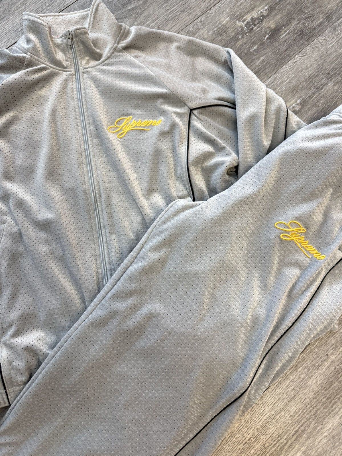 Ducati × Supreme Supreme Ducati Track Jacket Light Gray Medium 