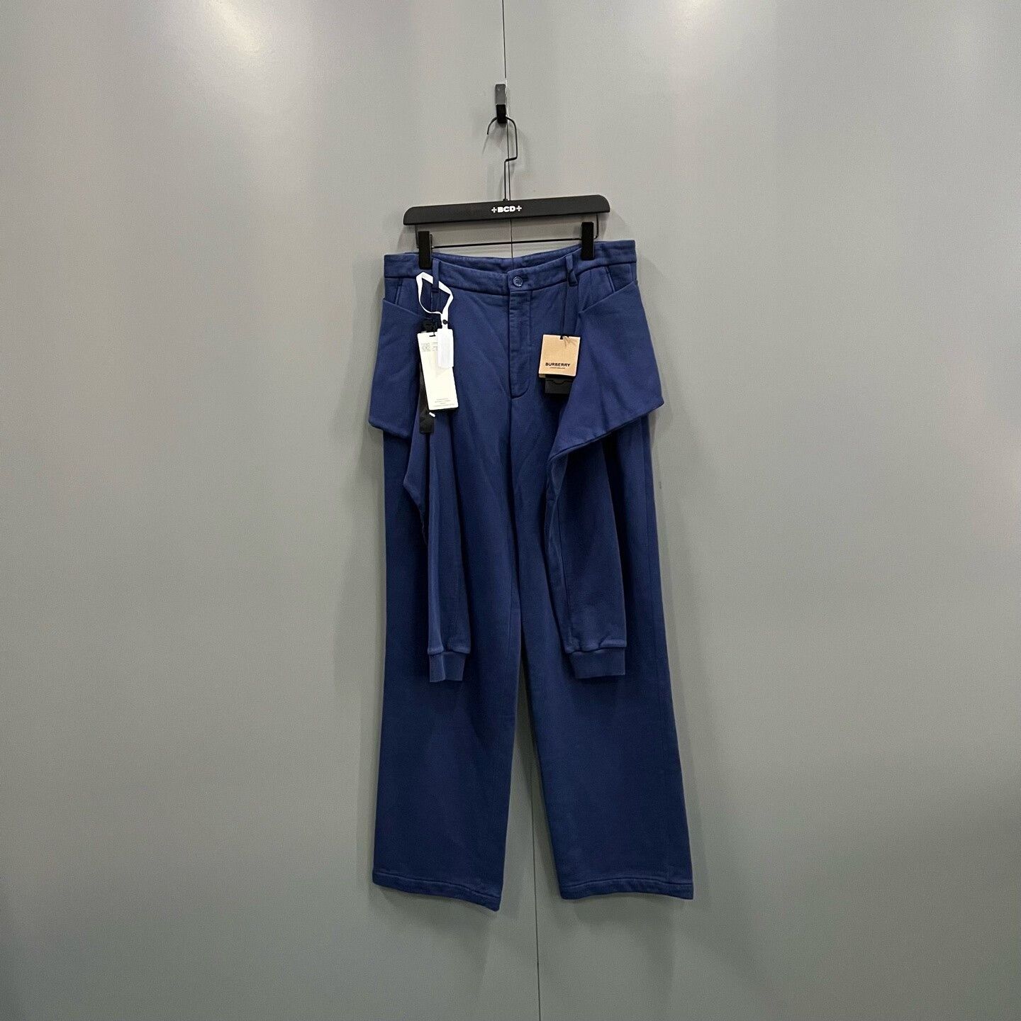 Burberry Burberry High-Waist Blue Casual Pants 44 Men Size US 44 / EU 60 - 1 Thumbnail