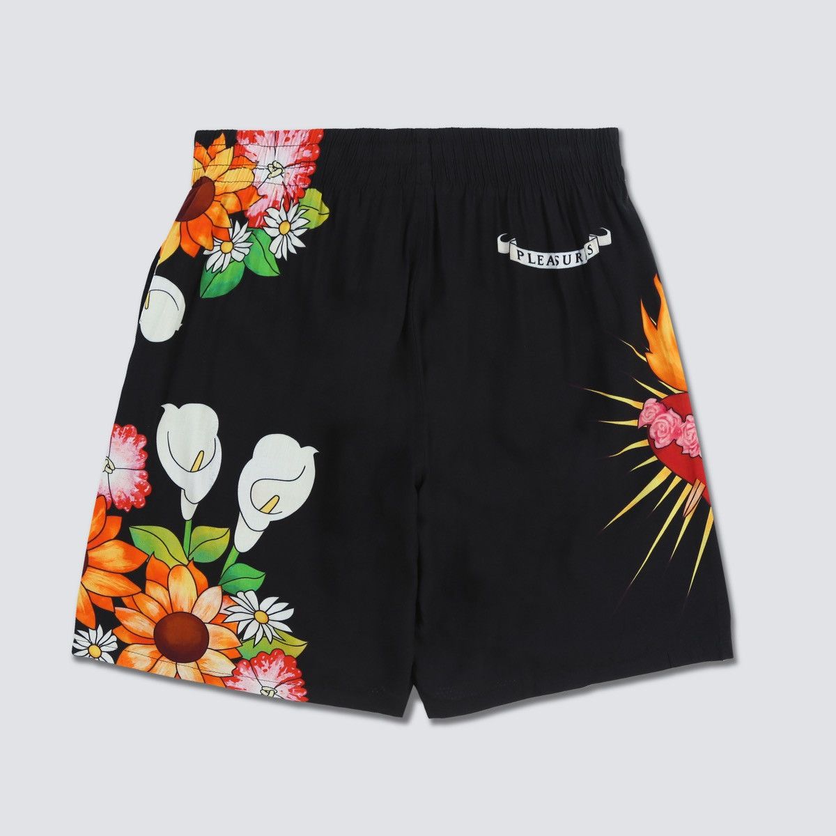 Pleasures Pleasures Heart Short Black Sz. Small Size US 30 / EU 46 - 2 Thumbnail