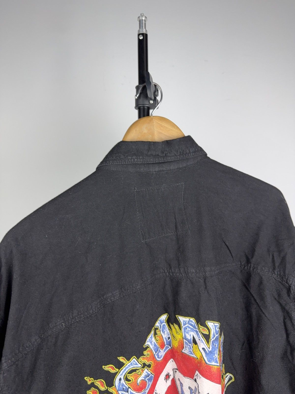 Guns N' Roses 1991 Guns N Roses Big Logo Shirt Rock Band Overshirt Black Size US XL / EU 56 / 4 - 19 Thumbnail
