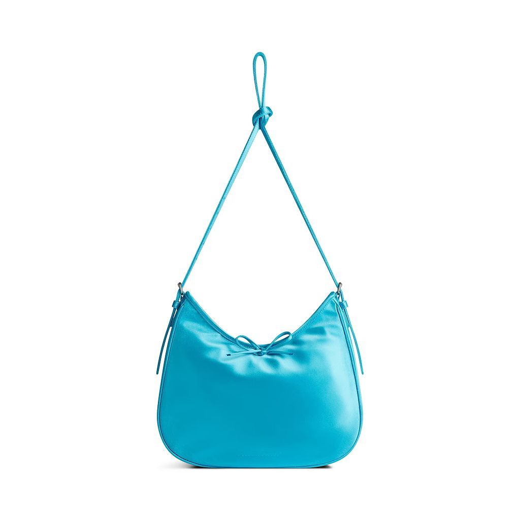 Balenciaga o1srvl11e0226 Size: OS / Leopolda Small Hobo Bag In Blue Size ONE SIZE - 1 Thumbnail