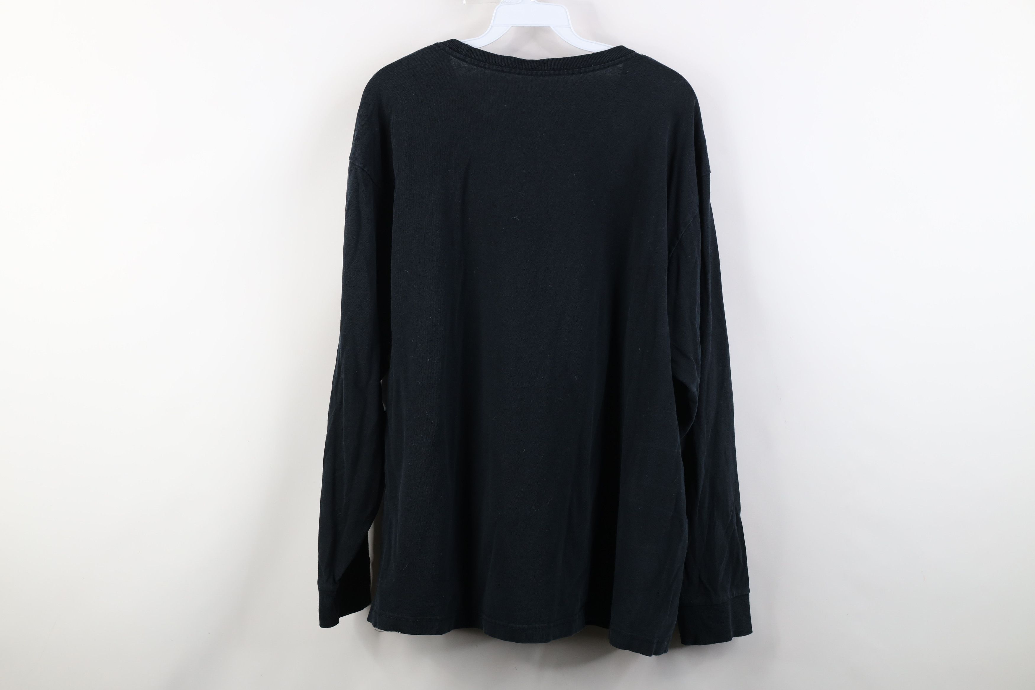 Reebok Vintage Y2K Reebok Spell Out Long Sleeve T-Shirt Black Size US L / EU 52-54 / 3 - 13 Thumbnail