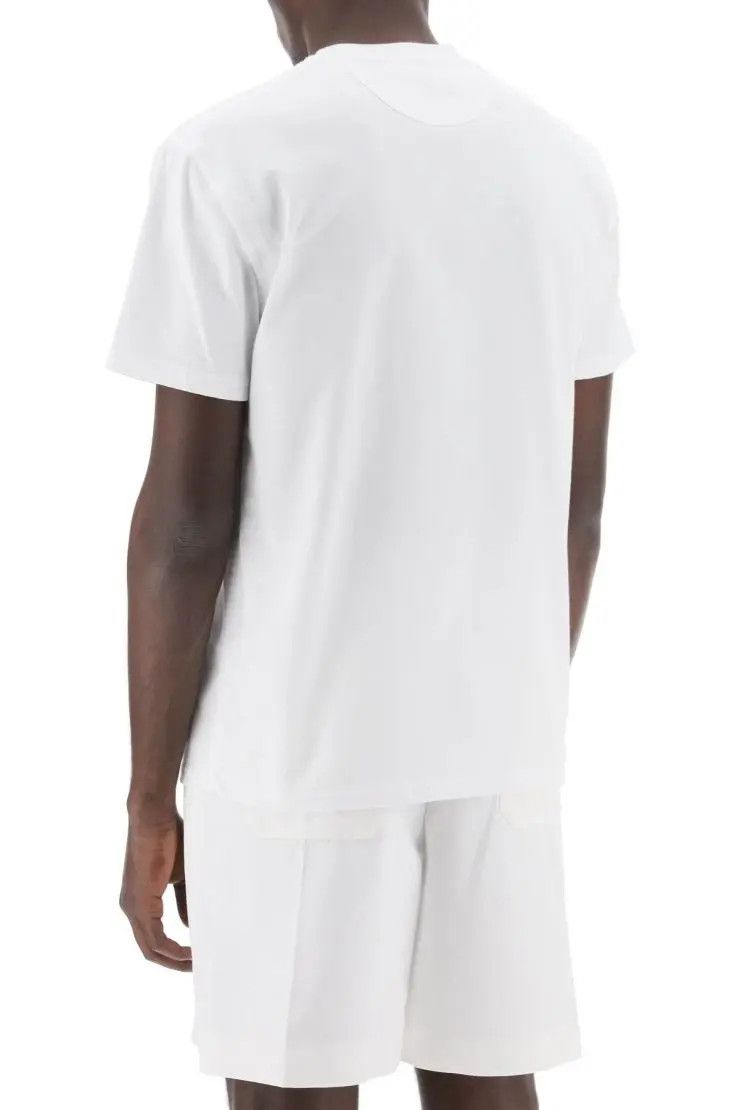 o1s22i1n0324 Cotton T-Shirt in White