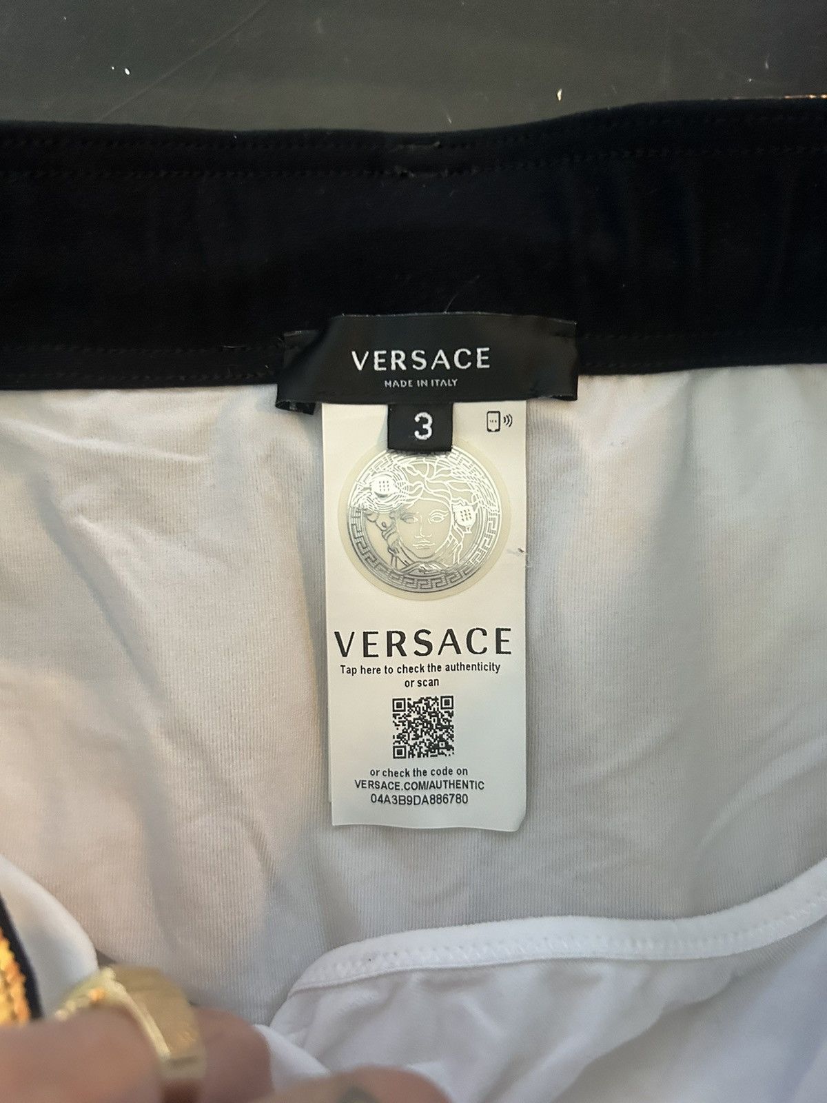 Versace Versace Men's Mid-Length Swim Shorts Size US 28 / EU 44 - 3 Thumbnail