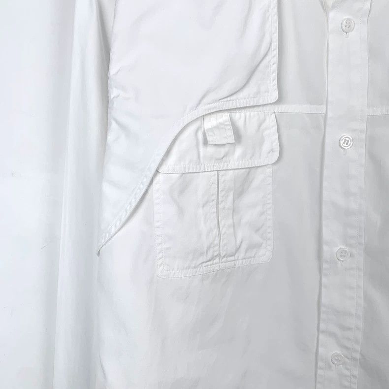 Dior Dior Size 39 White multi-pocket design cotton long-sleeved Size US XXS / EU 40 - 4 Thumbnail