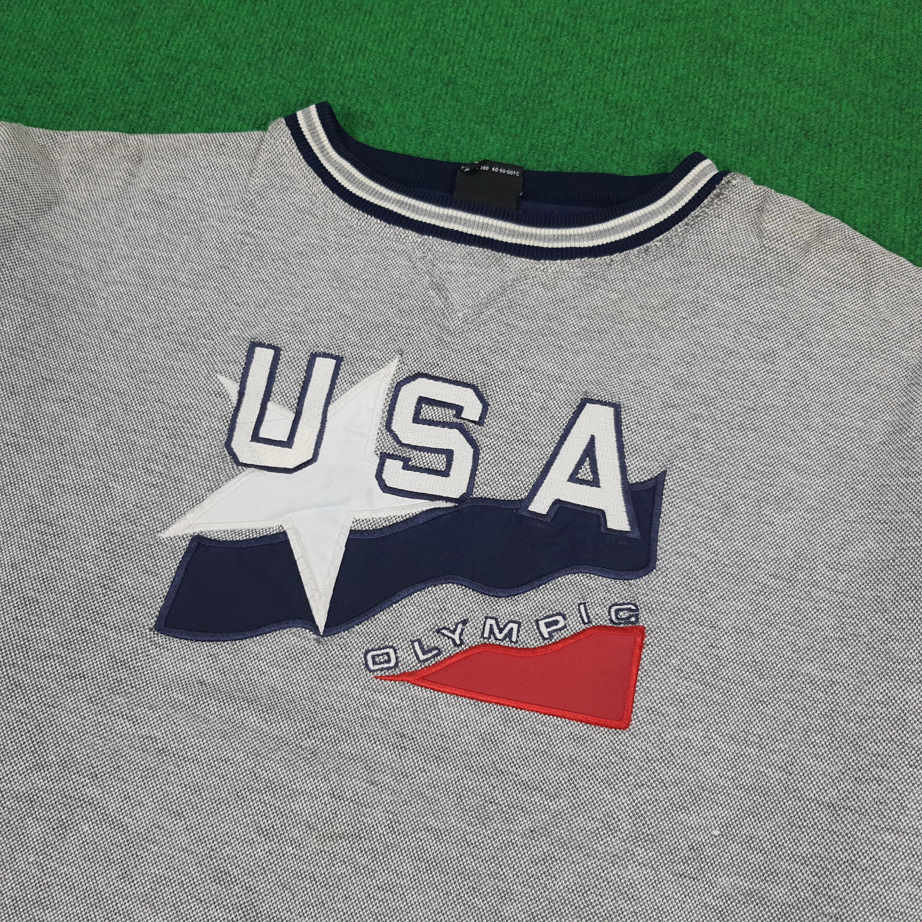 USA Olympics Vintage USA Olympics Sports Nation Sweatshirt Size US L / EU 52-54 / 3 - 2 Thumbnail