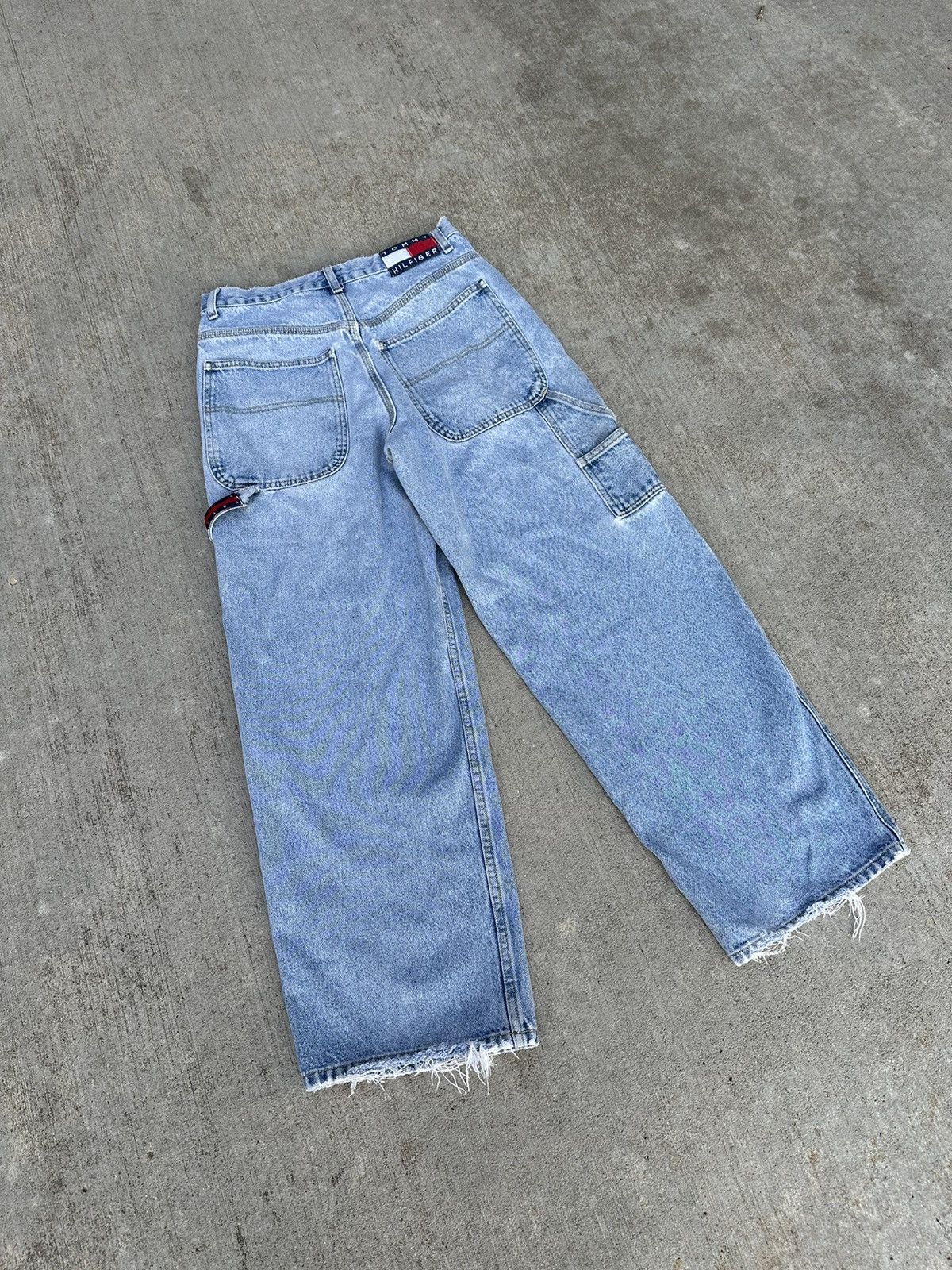 Tommy Jeans × Vintage VINTAGE Y2K TOMMY HILFIGER CARPENTER JEANS 29/30 Size 29" - 3 Thumbnail