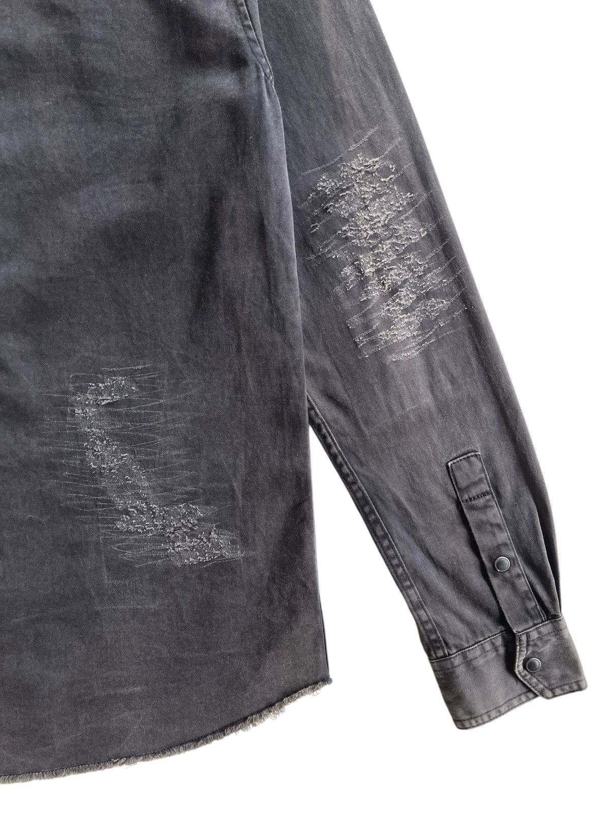 Zara Herren Zara Distressed Faded Shirt Size US S / EU 44-46 / 1 - 13 Thumbnail