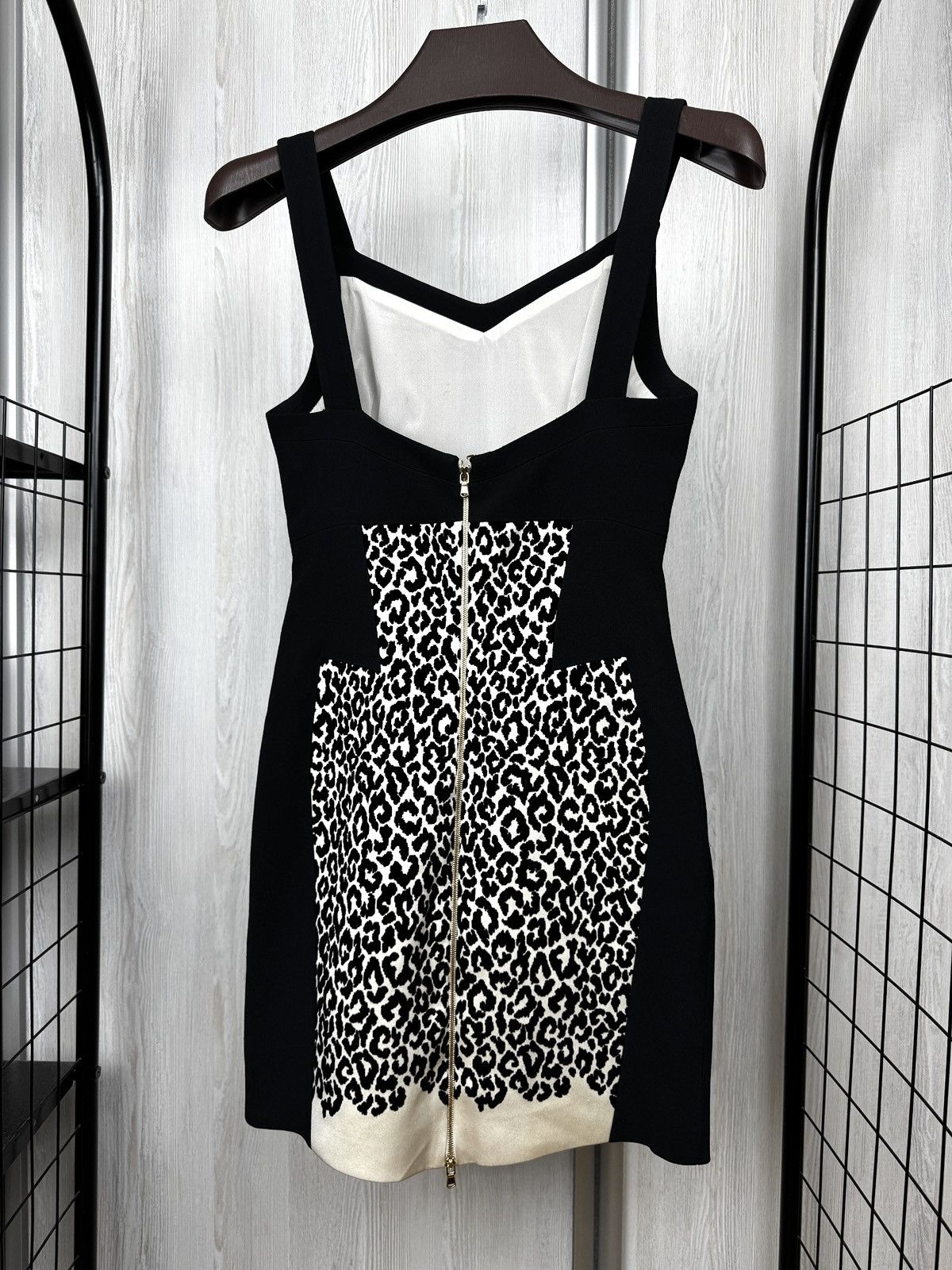 Antonio Berardi Antonio Berardi animal pattern white black mini dress Size S / US 4 / IT 40 - 8 Thumbnail