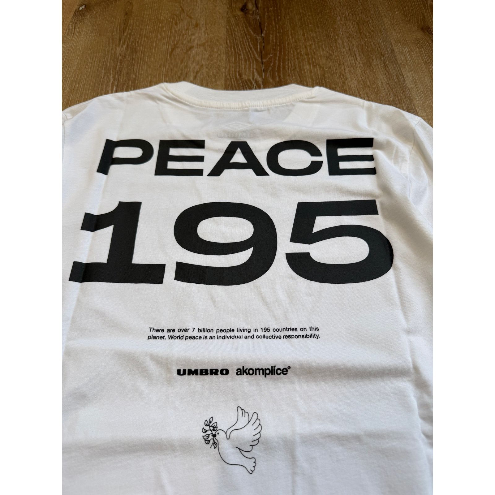 Umbro Akomplice x Umbro Peaceman Long Sleeve Tee White Size US S / EU 44-46 / 1 - 5 Thumbnail
