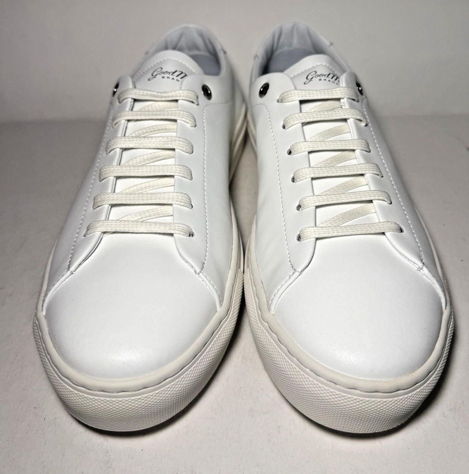 Good Man Brand GOOD MAN BRAND Edge Low Top Sneaker Nappa Leather White Size US 10.5 / EU 43-44 - 2 Thumbnail