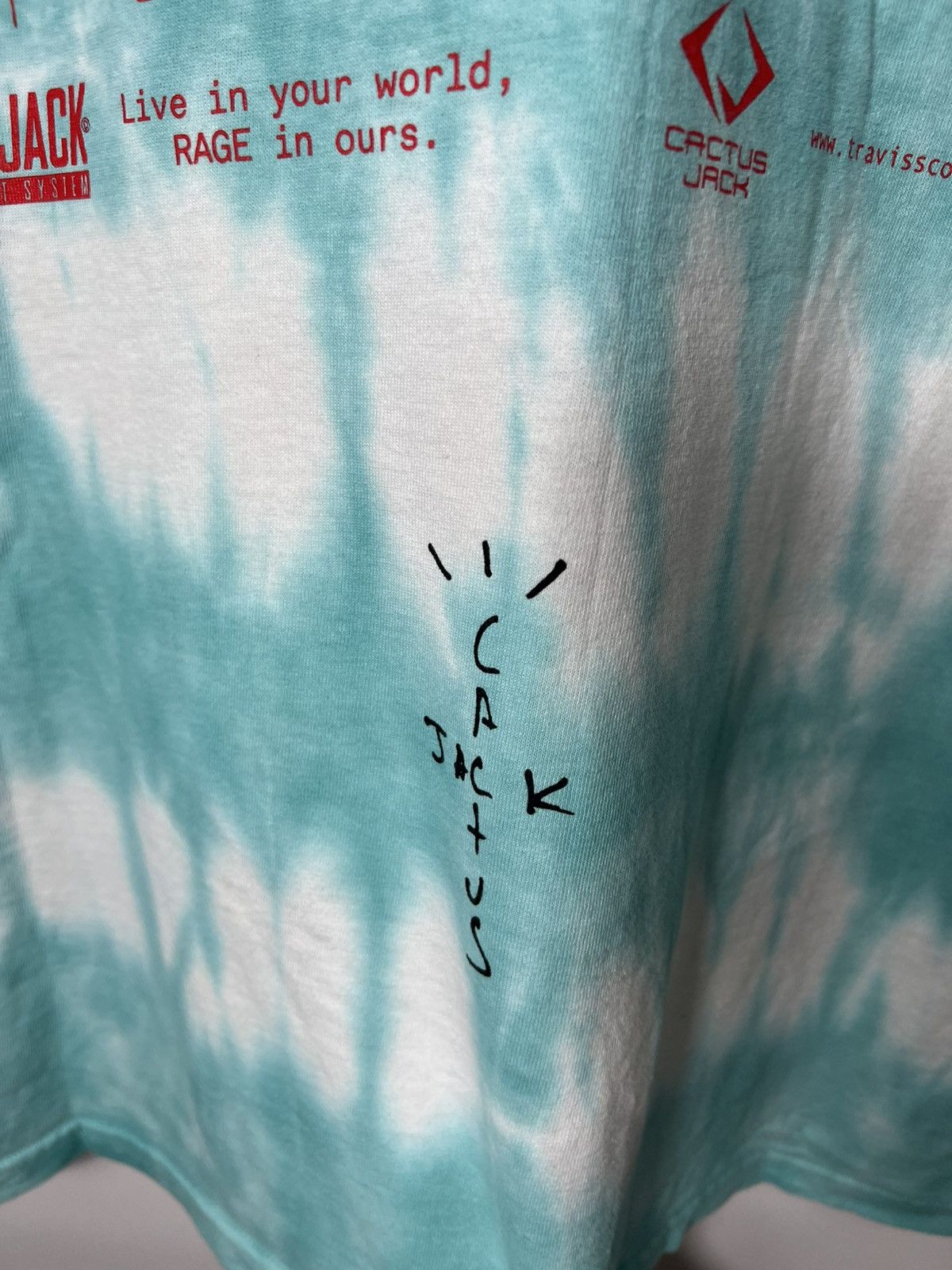 Playstation Cactus Jack Travis Scott Playstation Tai Dai T-Shirt Size US L / EU 52-54 / 3 - 7 Thumbnail