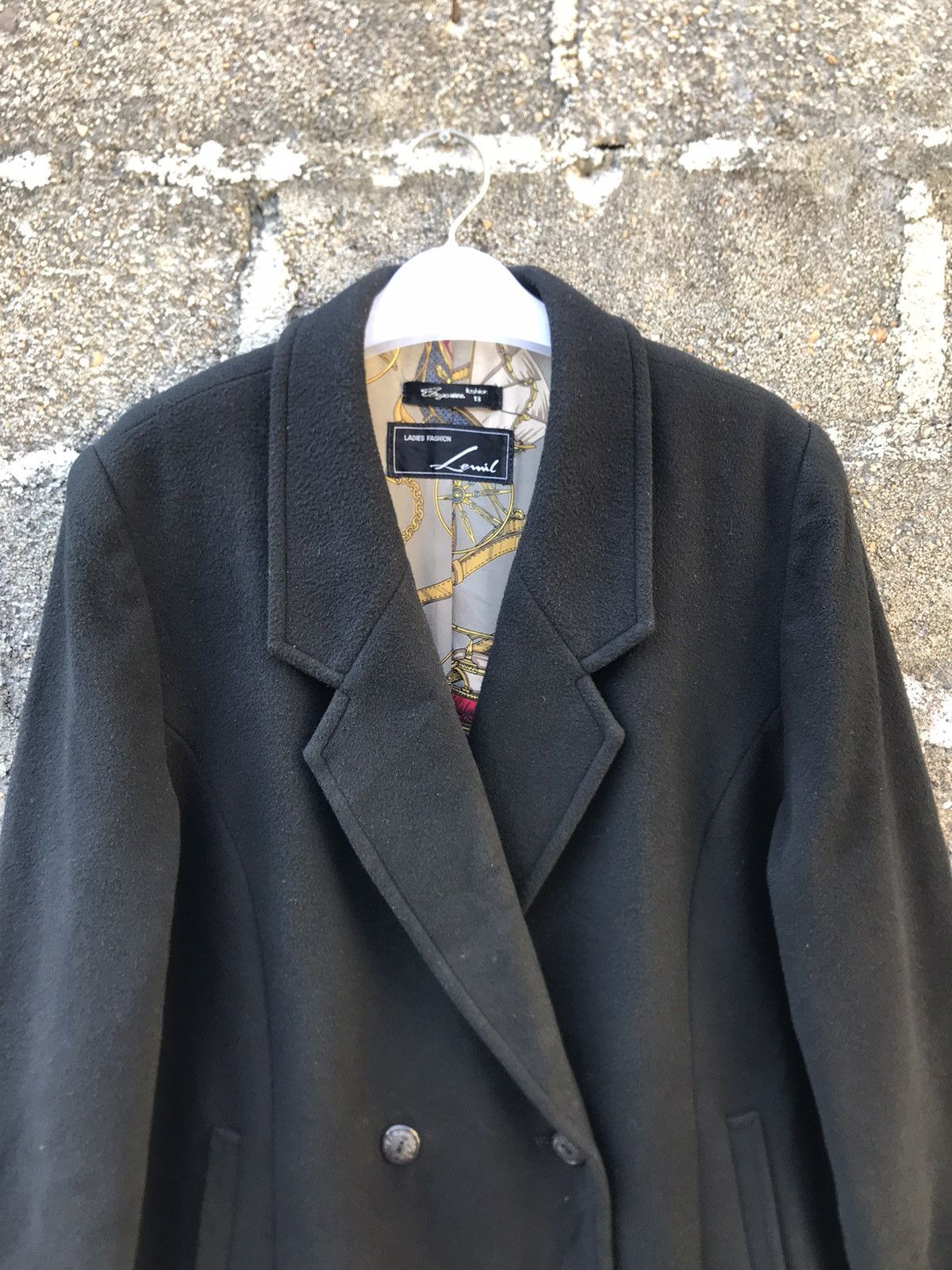 Vintage ⚡️Vintage Lanificio Texco Cashmere & Wool Long Coat Size M / US 6-8 / IT 42-44 - 5 Thumbnail