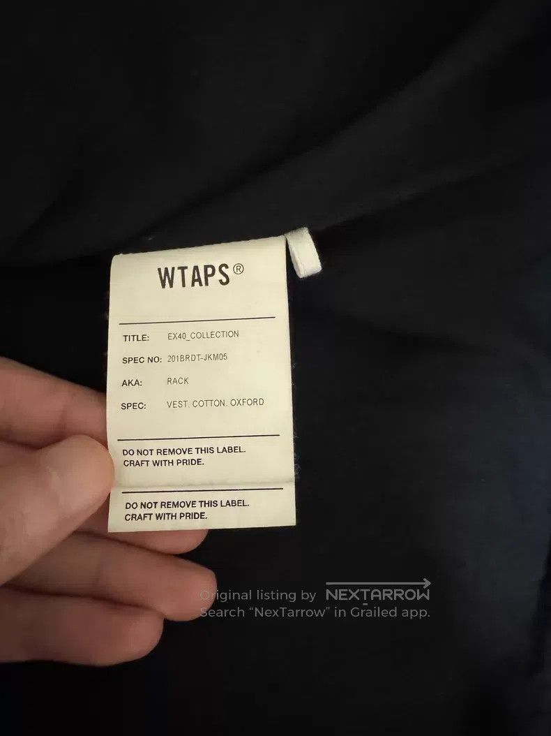 Wtaps Wtaps Heavy washed military vest Size US L / EU 52-54 / 3 - 5 Thumbnail
