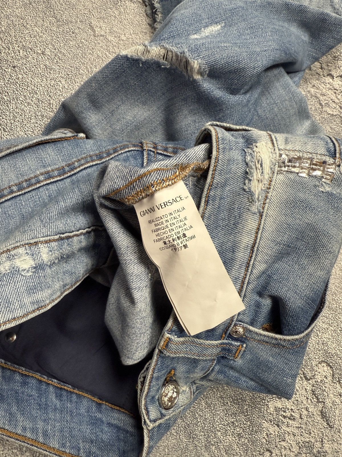 Versace × Versus Versace Vintage Versus Versace Jeans Distressed Size US 28 / EU 44 - 11 Thumbnail
