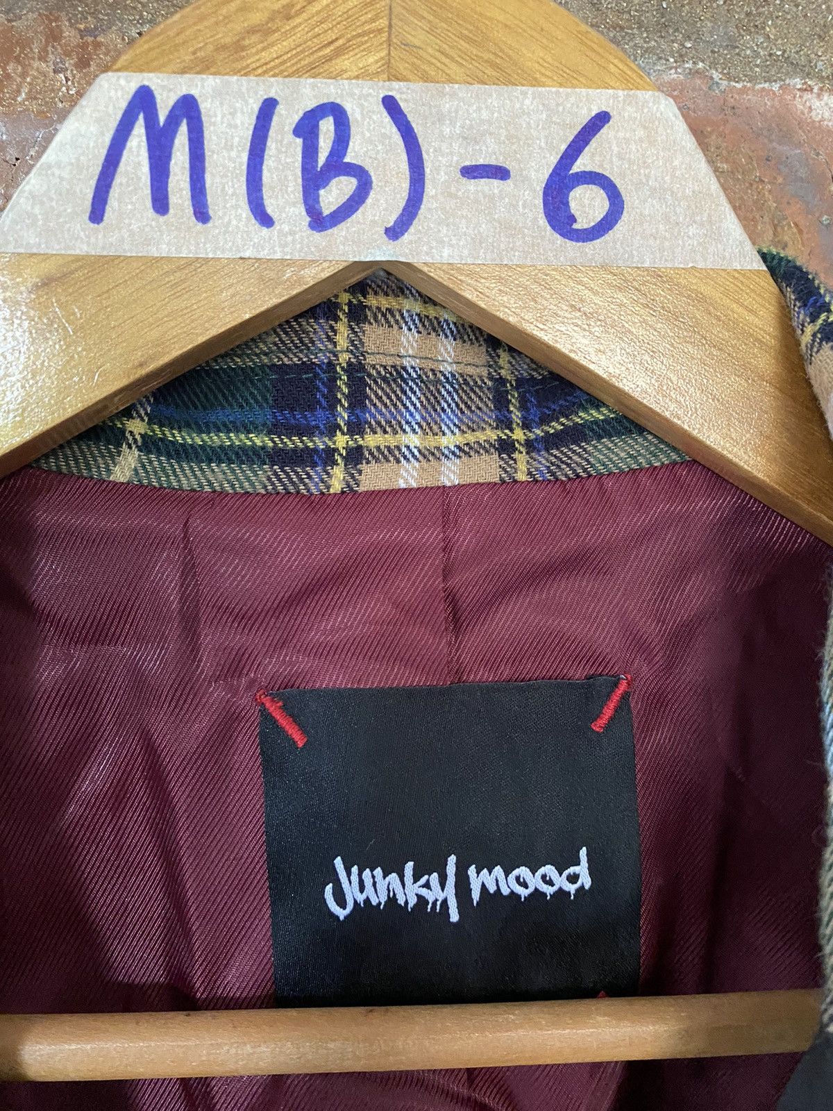 Japanese Brand 2000s Junky Mood Japan checked Jacket Size US M / EU 48-50 / 2 - 8 Thumbnail