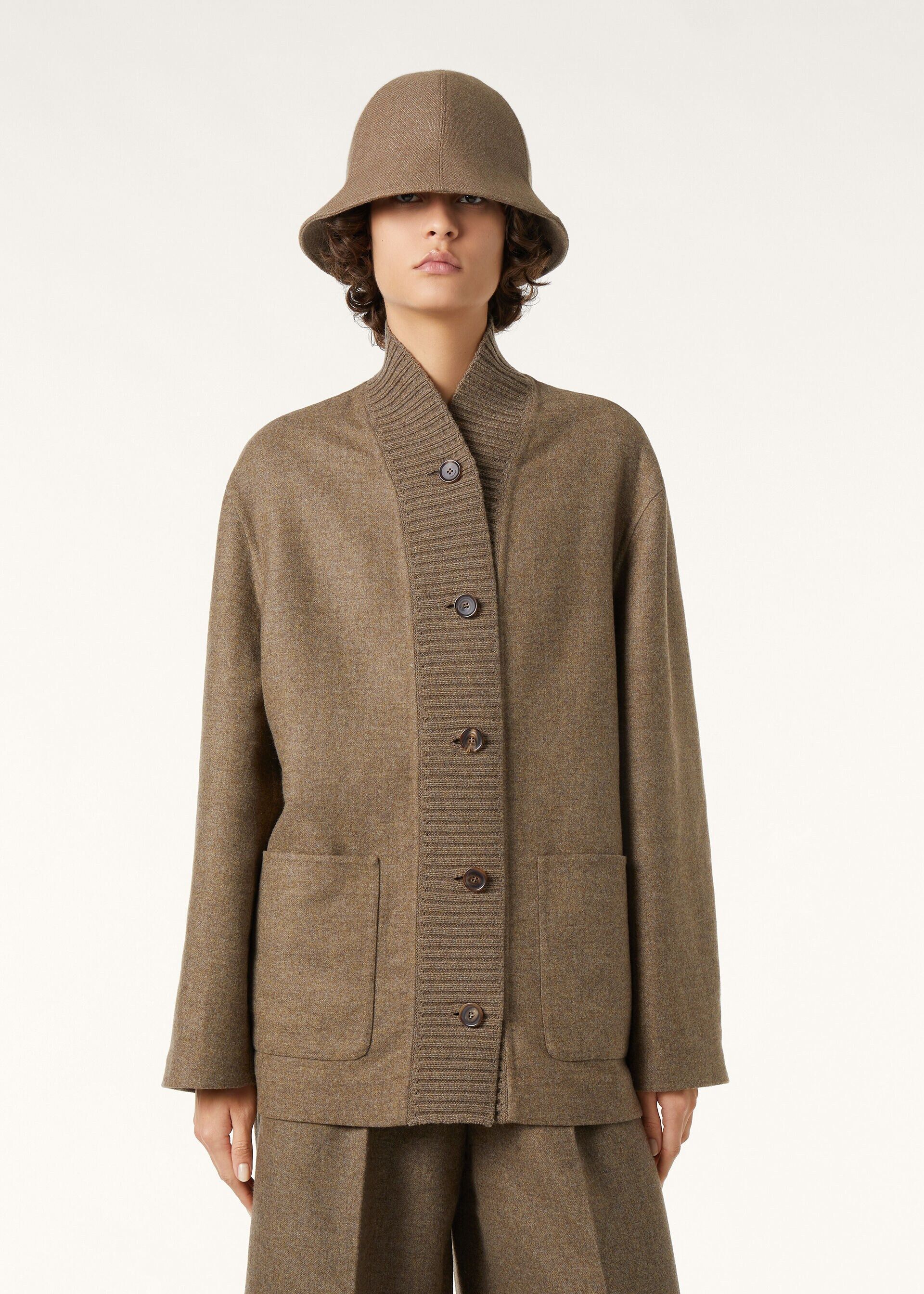 Loro Piana os11x0426 FAQ9271 Corey Caban Jacket in Tundra Size XS / US 0-2 / IT 36-38 - 5 Thumbnail