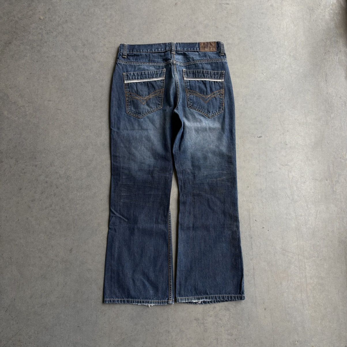 Ariat × Southpole × Vintage Vintage Y2K Southpole Ariat "SOS" Denim Jeans Baggy 38x30 Size US 38 / EU 54 - 1 Thumbnail