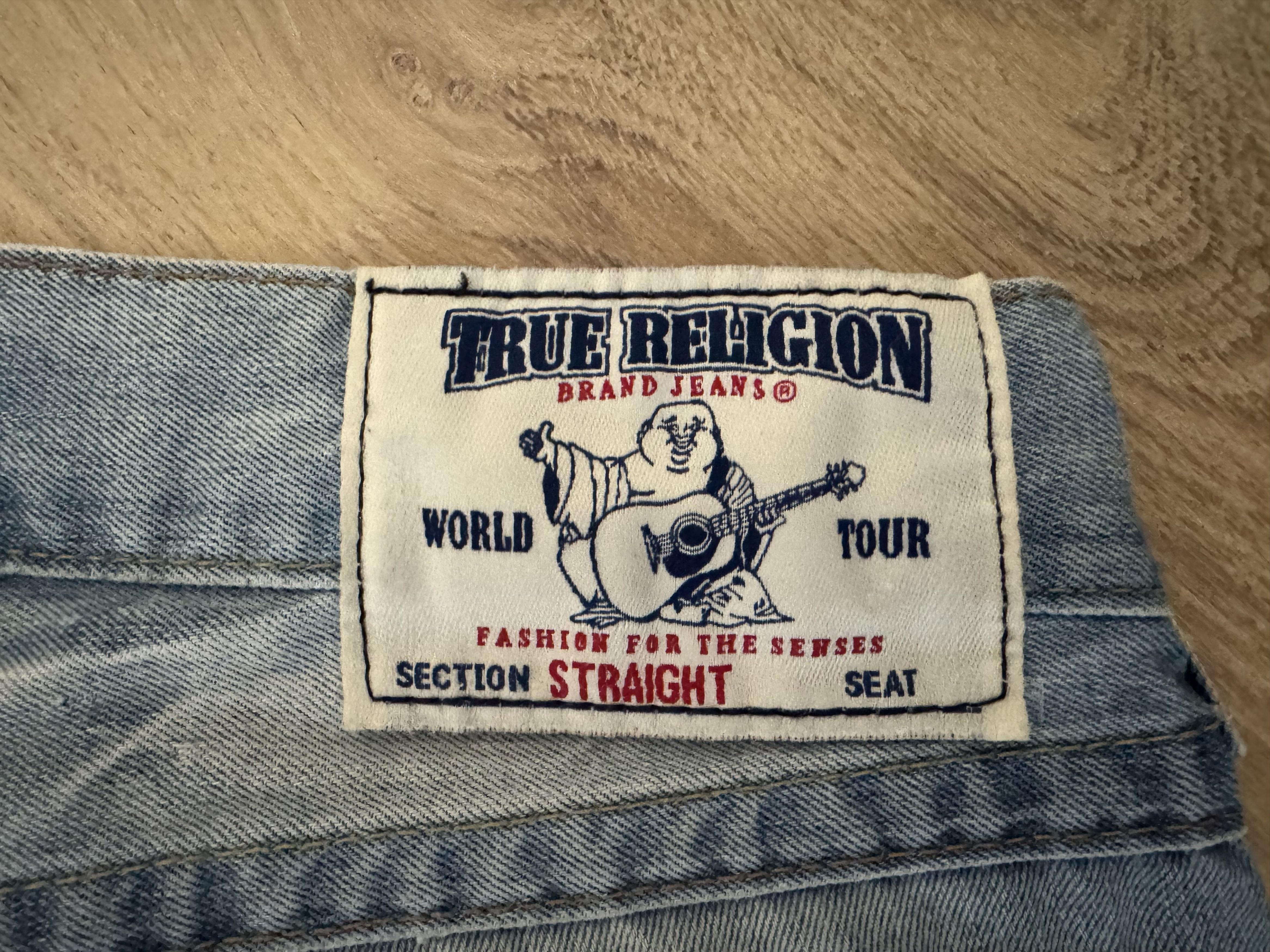 True Religion Hand Picked Straight Mens Jean Size US 31 - 4 Thumbnail