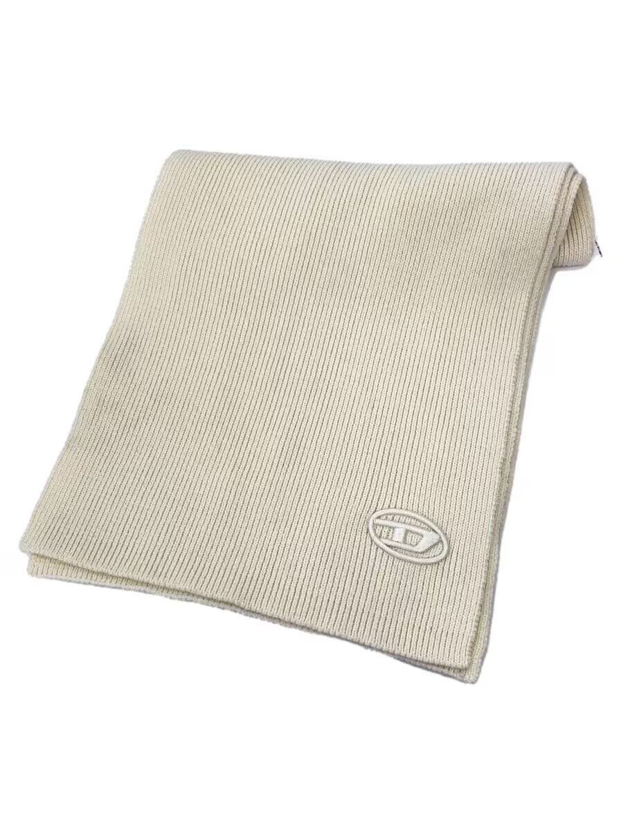 Diesel Diesel Plain Wool Scarf White Size ONE SIZE - 1 Thumbnail
