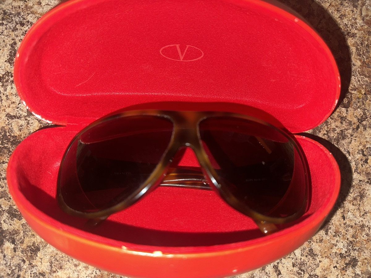 Valentino CHEETAH PRINT SUNGLASSES Size ONE SIZE - 8 Thumbnail