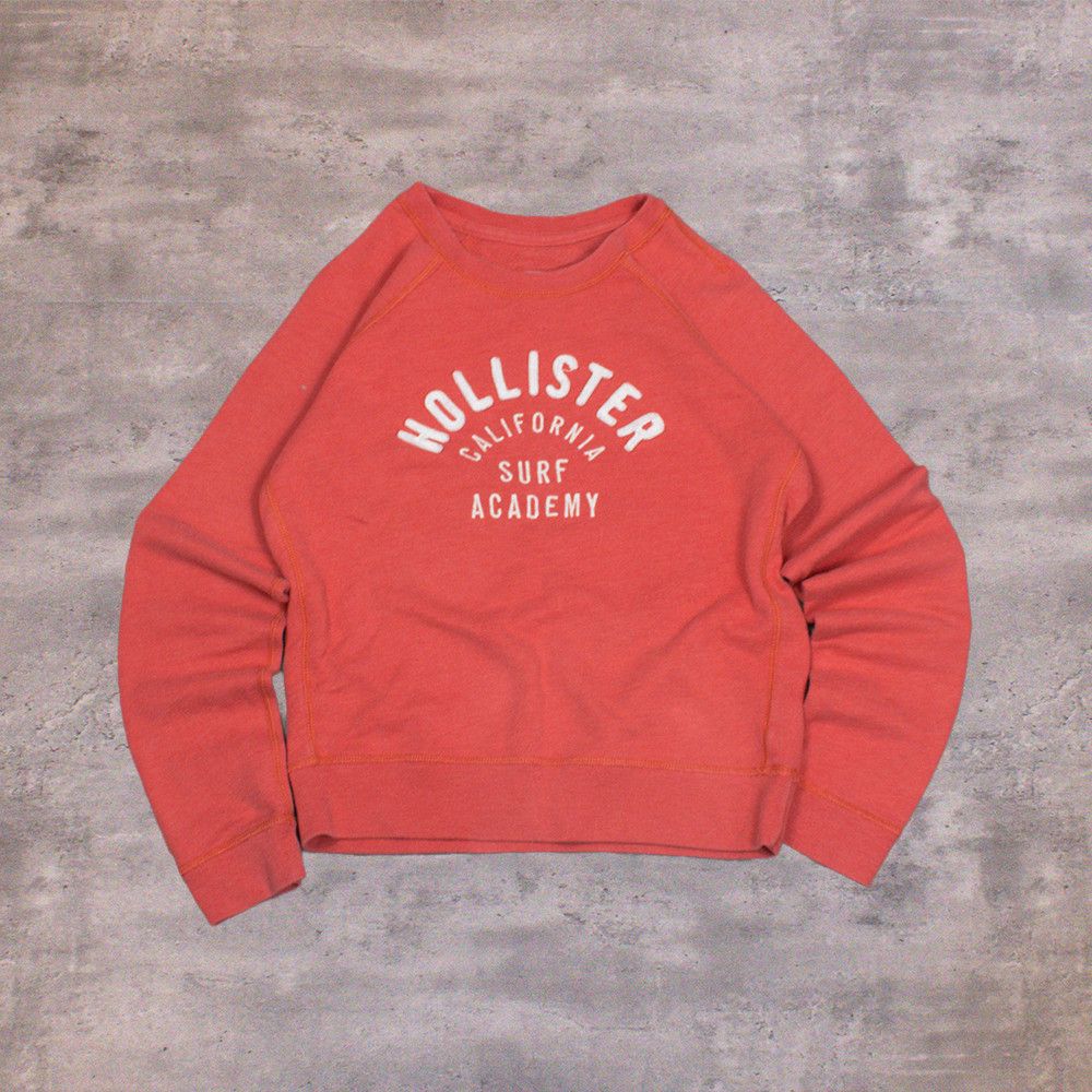 Hollister Y2K's 00's Hollister Raglan Pink Orange Crewneck Sweatshirt Size US M / EU 48-50 / 2 - 1 Thumbnail