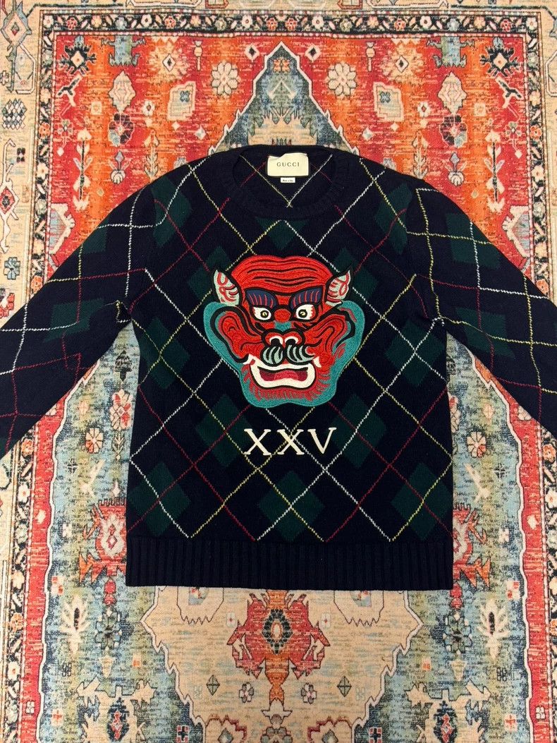Gucci Gucci Size os Round-neck knitted wool sweater 2503-Nextarr Size US M / EU 48-50 / 2 - 1 Thumbnail
