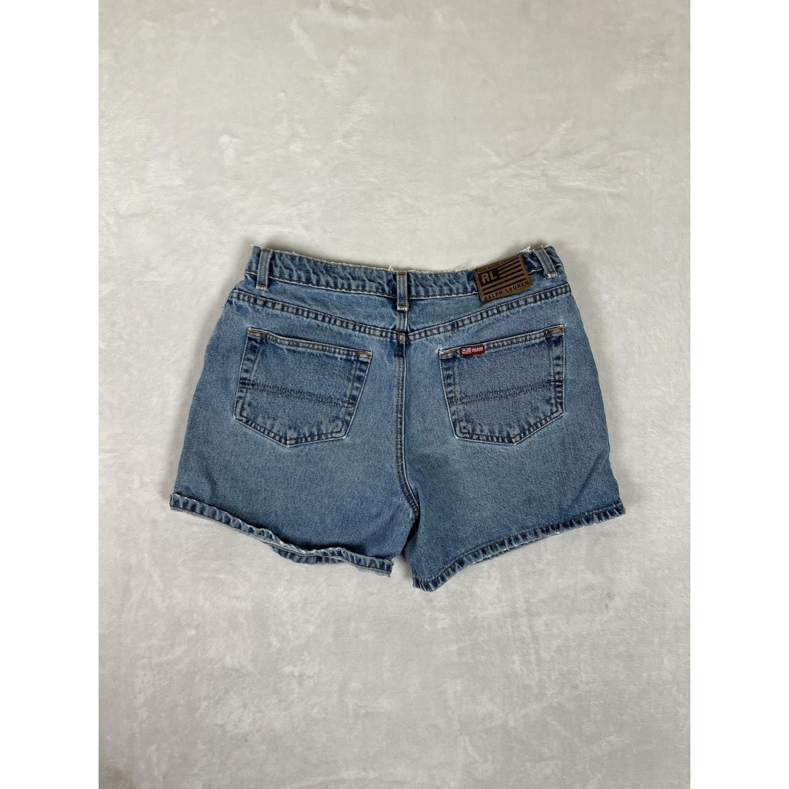 Polo Ralph Lauren Vintage Polo Jeans Ralph Lauren Shorts Women's 12 Blue Denim Size 30" / US 8 / IT 44 - 6 Thumbnail