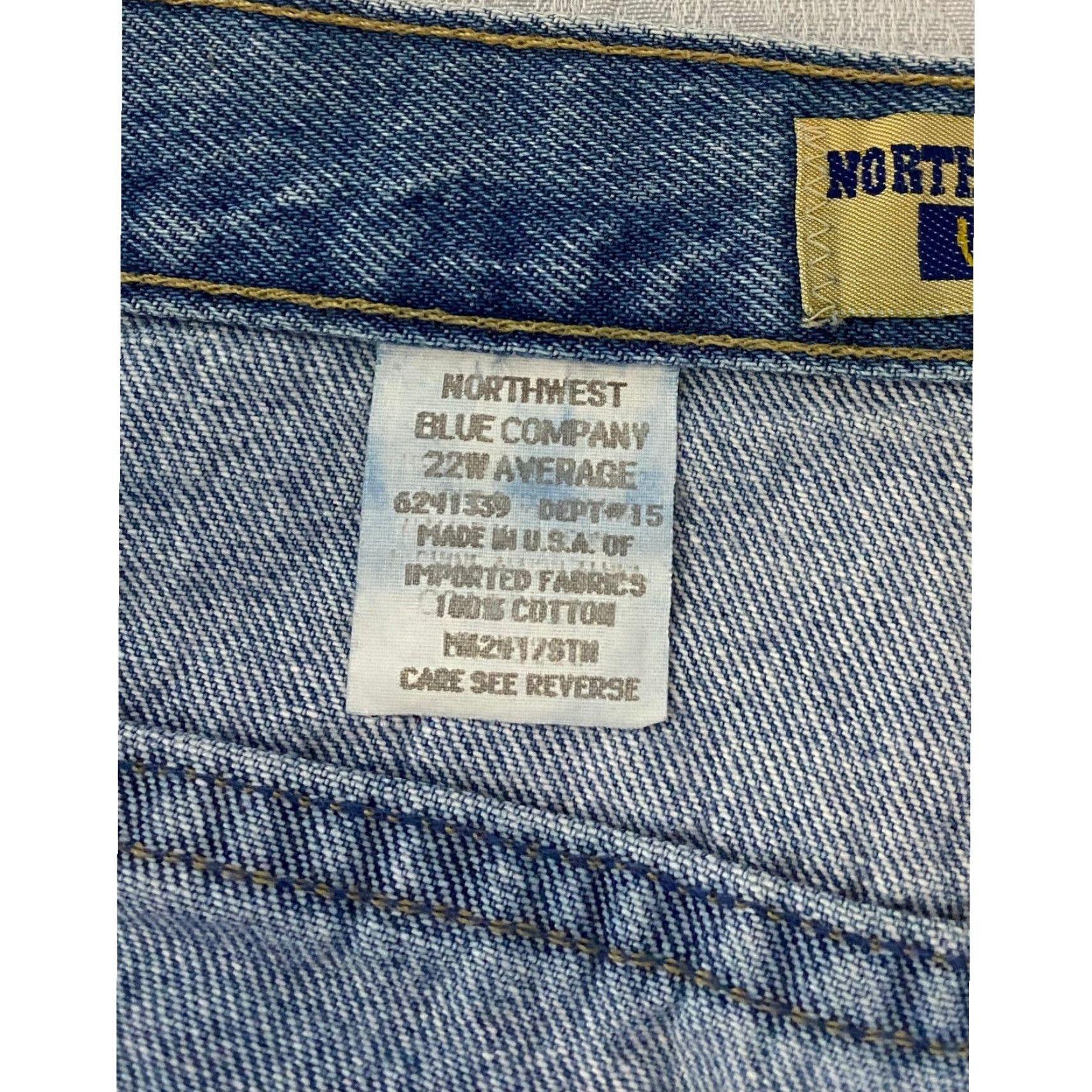 Vintage VINTAGE Northwest Blue Company Jeans Women 22W Plus Regular High Rise Blue Denim USA Size 40" / US 18 - 4 Thumbnail