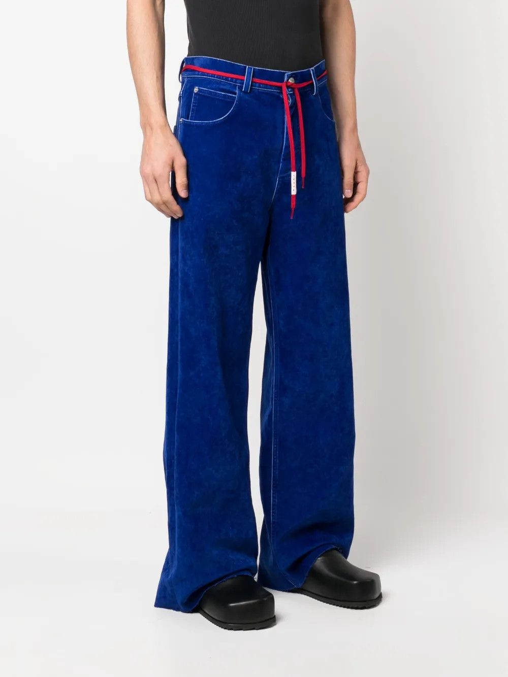 Marni o1y0225 Jeans Pant in Bright Blue Size US 33 - 2 Thumbnail