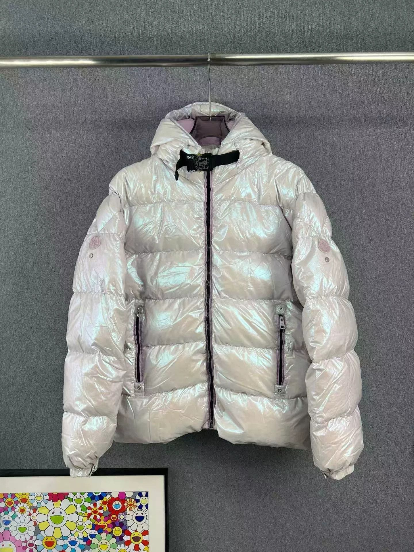 Moncler Moncler x ALYX Iridescent Hooded Down Jacket Size M / US 6-8 / IT 42-44 - 1 Thumbnail