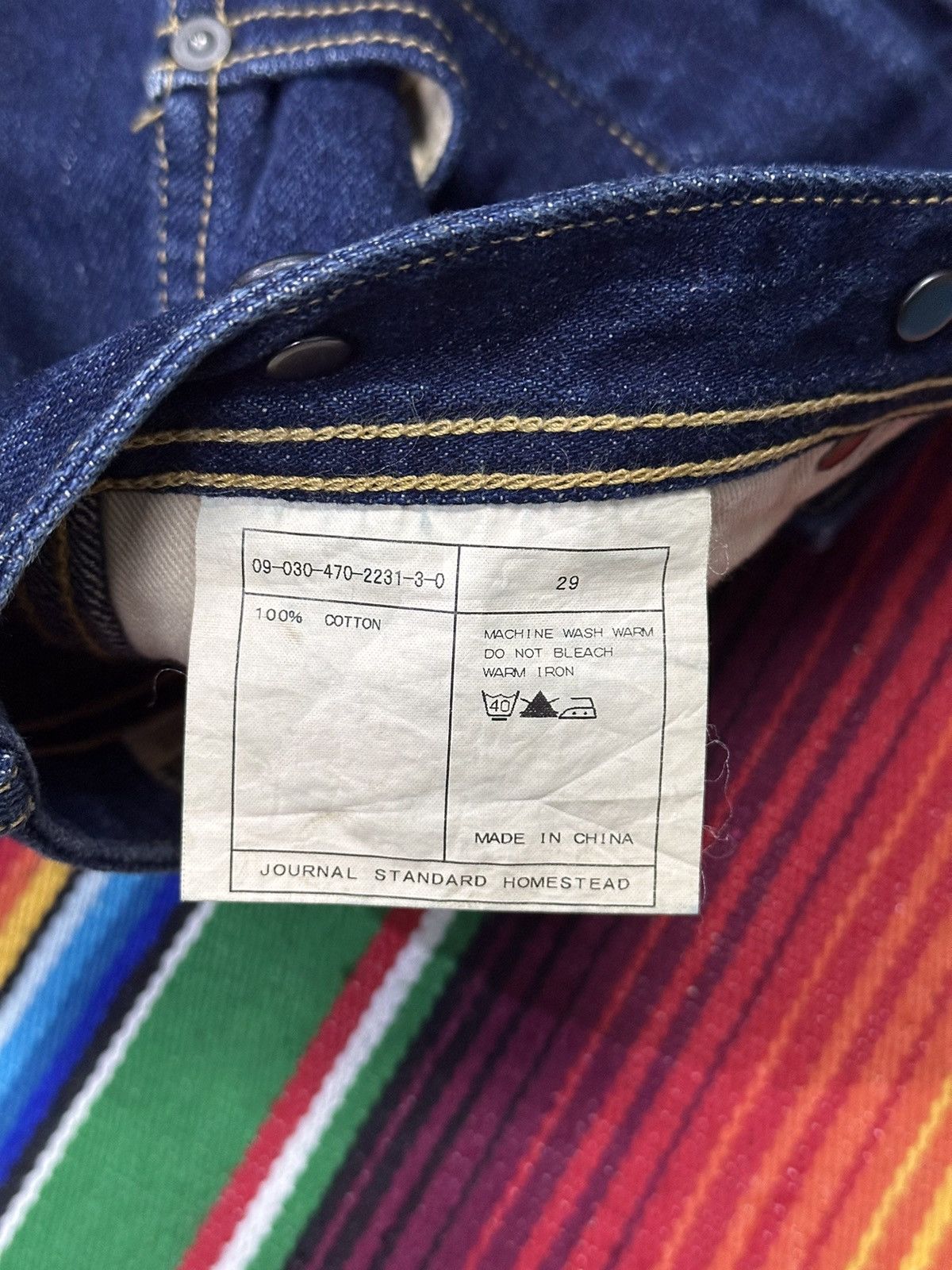 If Six Was Nine 💥Japanese Brand 💥Journal Standard Homestead Buckle Size US 30 / EU 46 - 8 Thumbnail