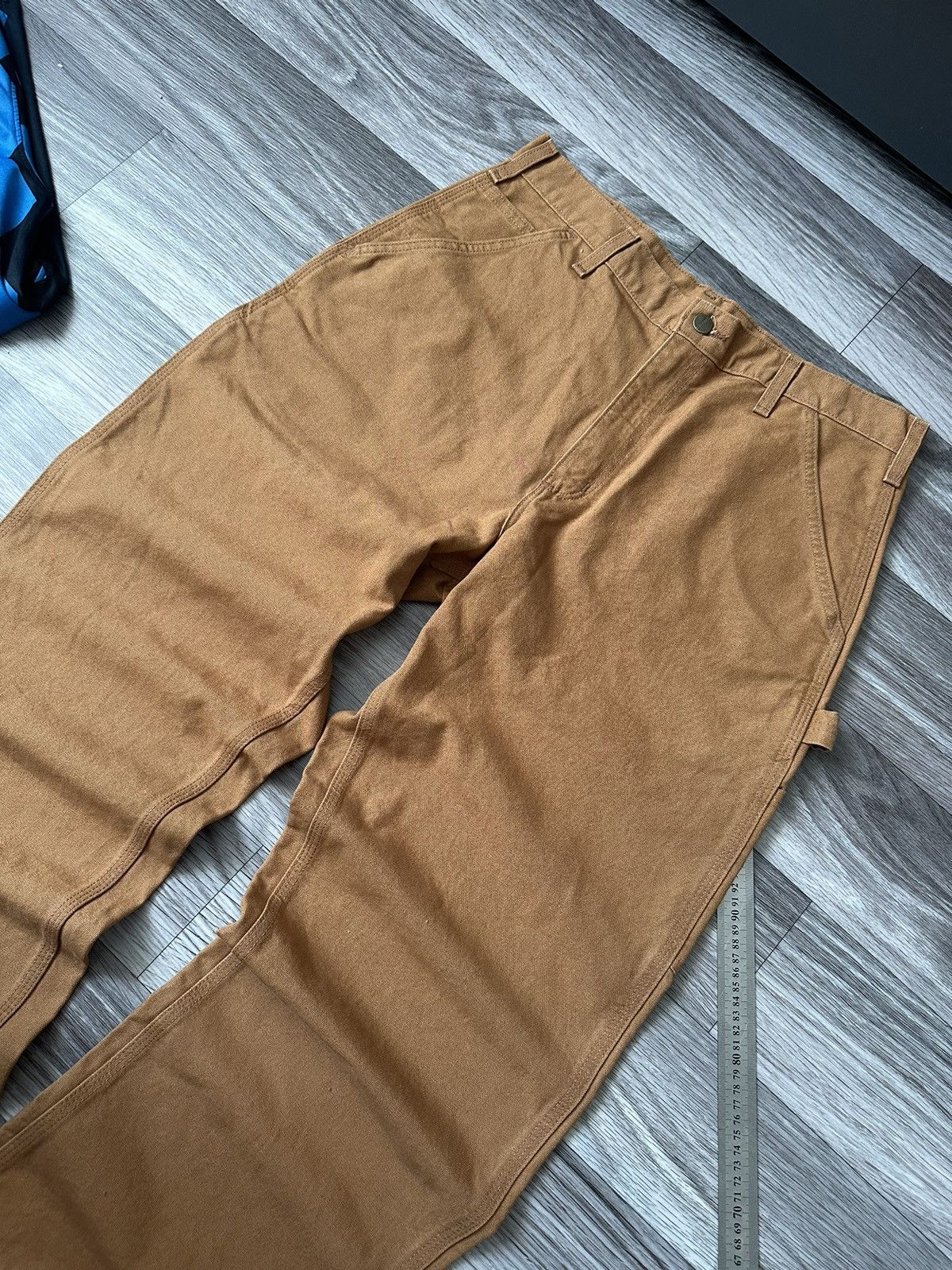 Carhartt × Vintage NEW Carhartt Vintage 34x30 Baggy Tan Carpenter Pants Size US 34 / EU 50 - 3 Thumbnail