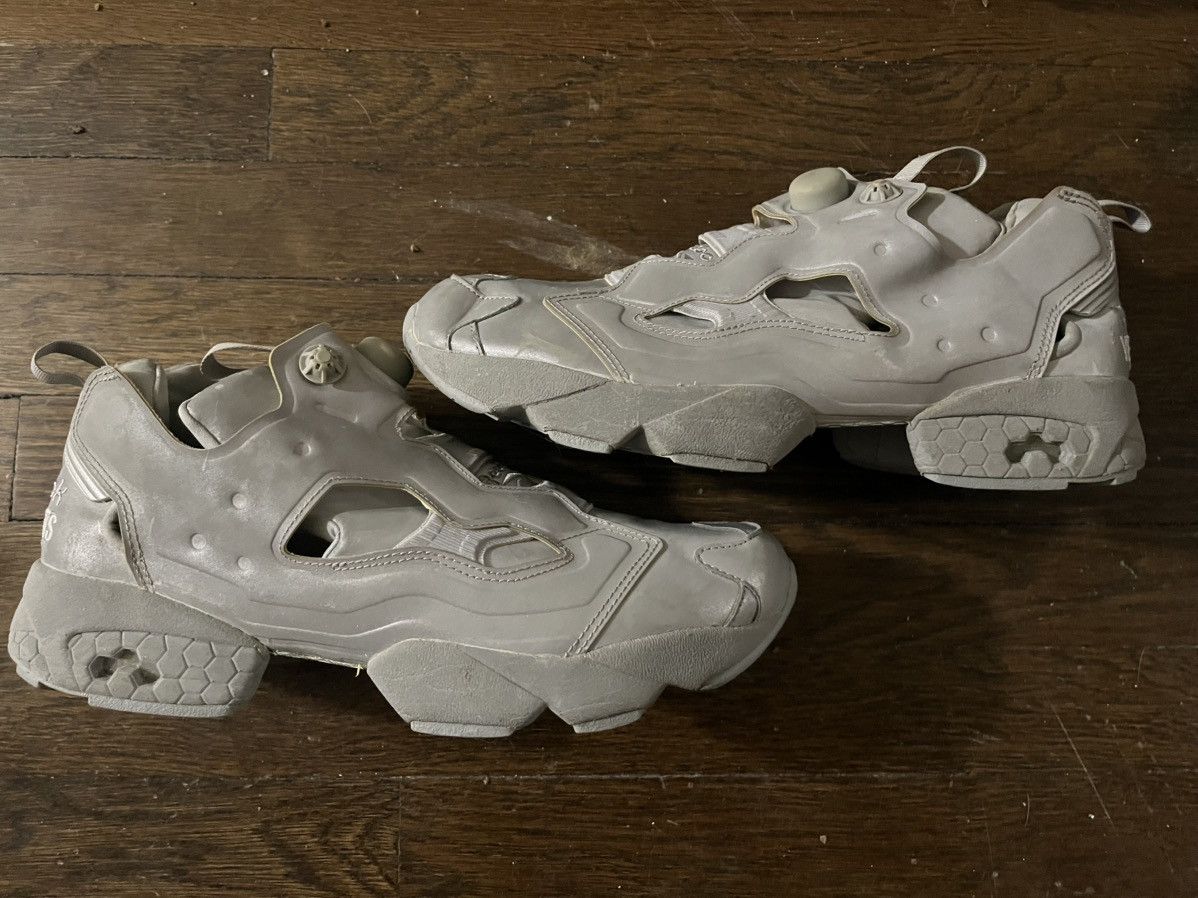 Reebok × Vetements Reebok x Vetements Grey Reflective InstaPump Fury Trainers Size US 11.5 / EU 44-45 - 6 Thumbnail