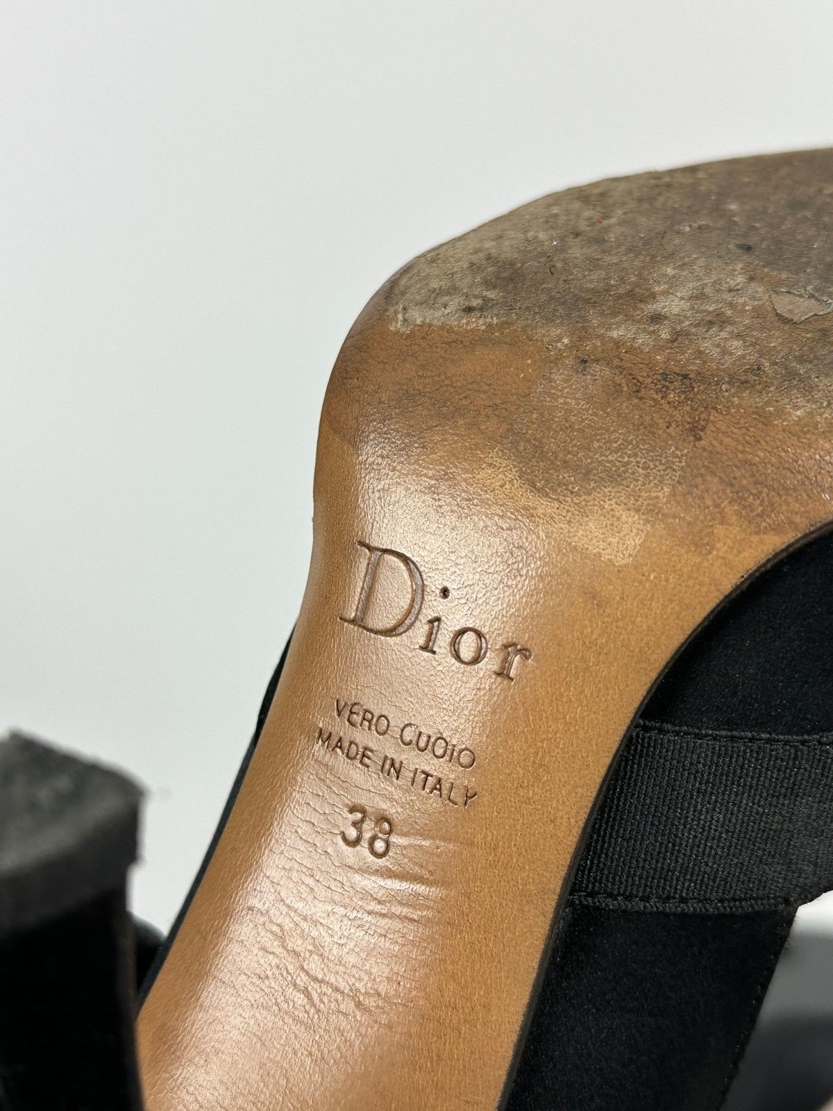Dior Vintage Dior John Galliano Era Satin Crystal D Logo Heels Size US 8 / IT 38 - 21 Thumbnail