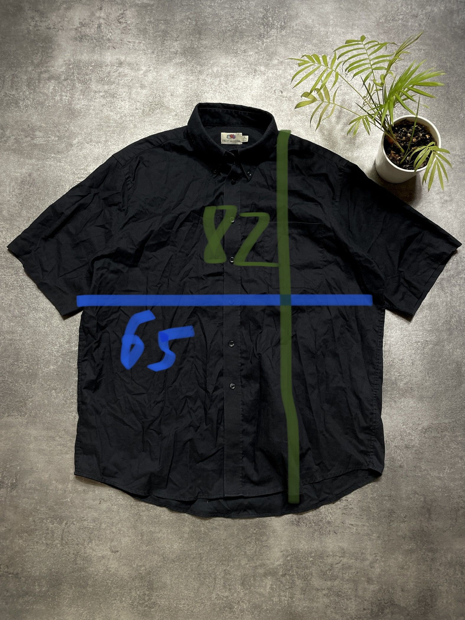 Fruit Of The Loom × Vintage ❗️RARE❗️Vintage Y2K Fruit Of The Loom Shirt Size US XL / EU 56 / 4 - 6 Thumbnail