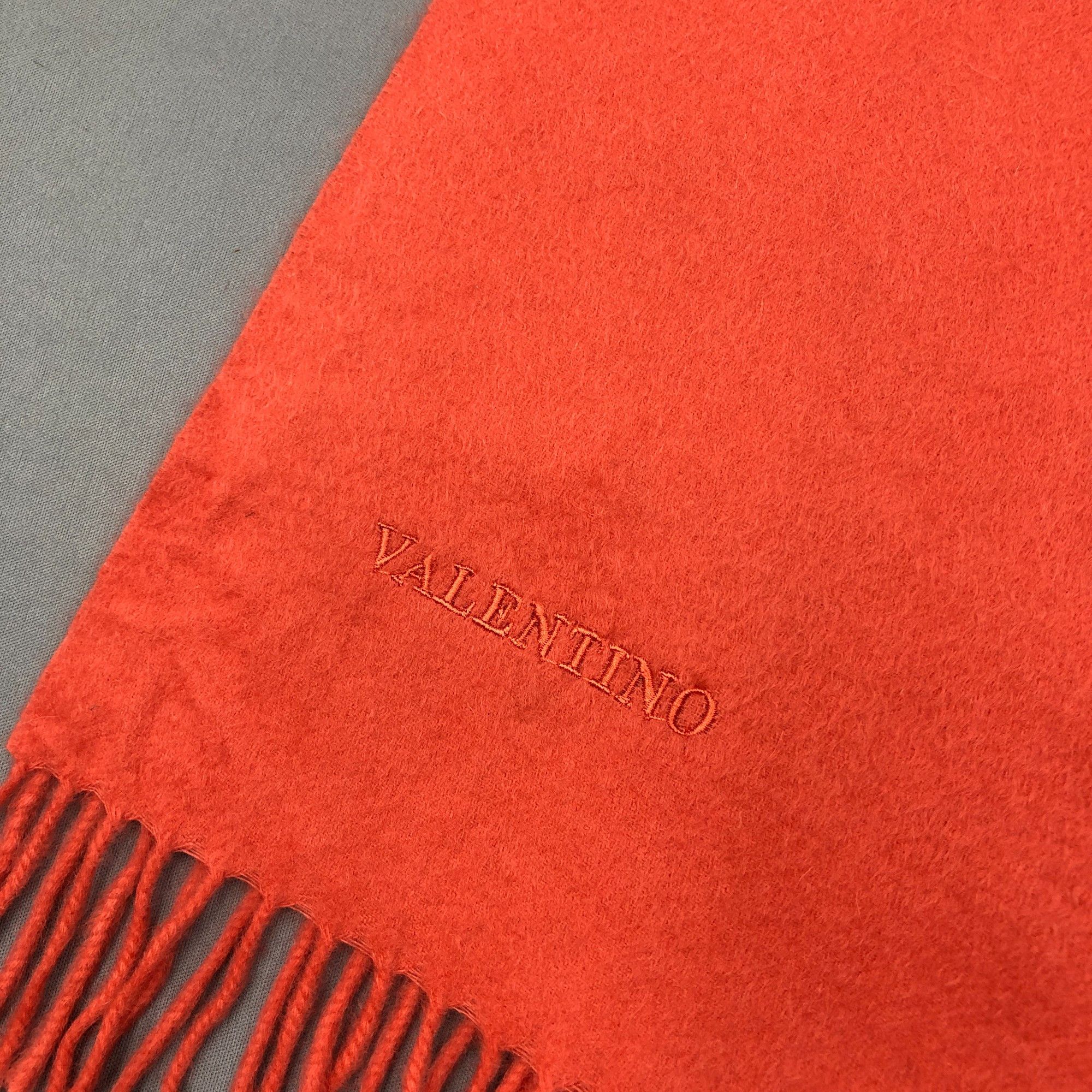 Valentino Vintage Valentino Scarf Muffler Winter Cashmere Scarves Size ONE SIZE - 3 Thumbnail