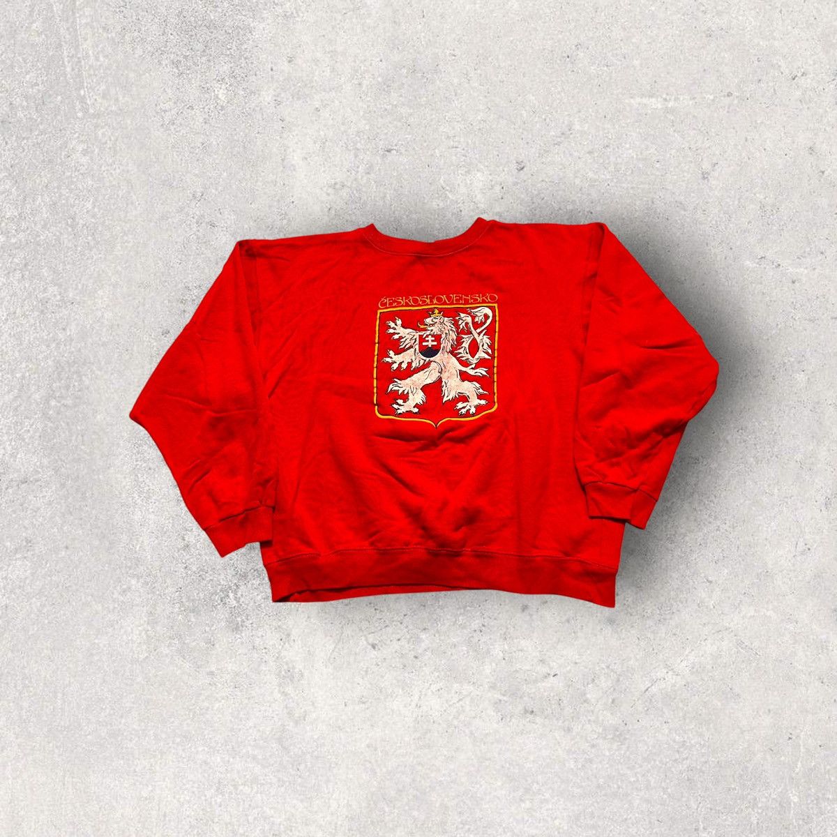 Hanes Vintage Czechoslovakia sweatshirt Size US XL / EU 56 / 4 - 1 Thumbnail