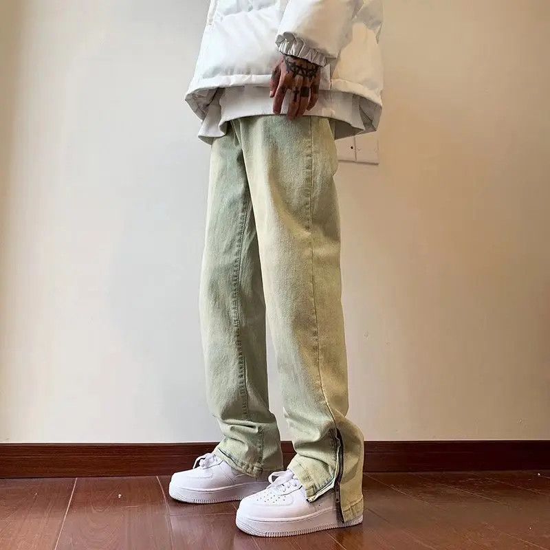 Japanese Brand Retro straight casual high street jeans Size US 32 / EU 48 - 1 Thumbnail