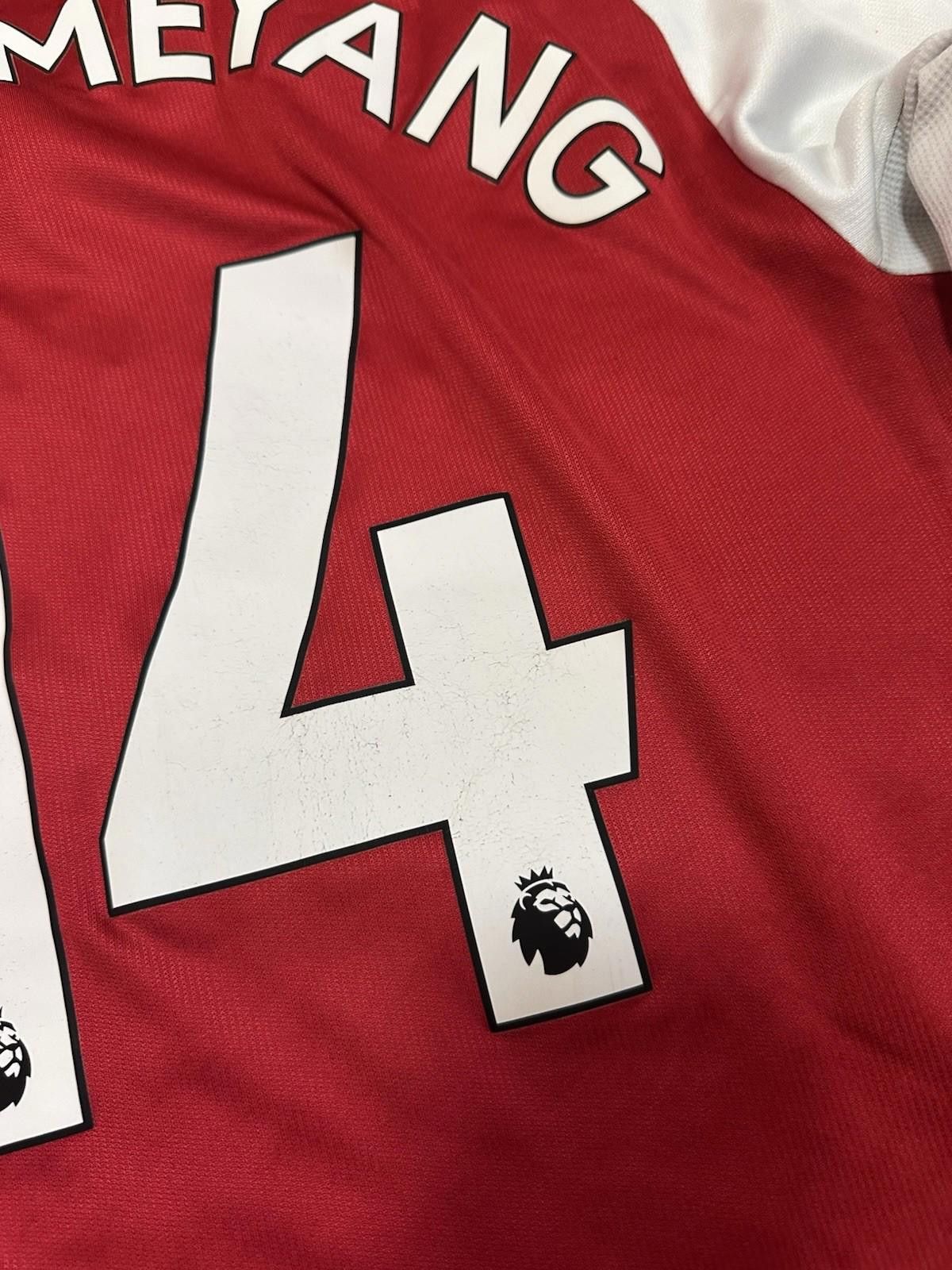 Puma #14 AUBAMEYANG ARSENAL LONDON 2017/18 HOME SHIRT JERSEY PUMA Size US M / EU 48-50 / 2 - 12 Thumbnail