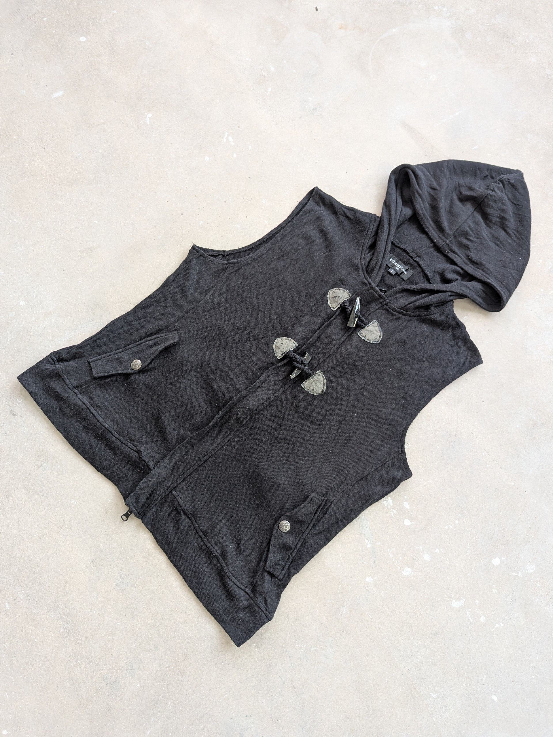 If Six Was Nine × In The Attic × Le Grande Bleu (L.G.B.) Vintage 1990s In The Attic Vest Hoodie Duffle Style Size US M / EU 48-50 / 2 - 2 Thumbnail
