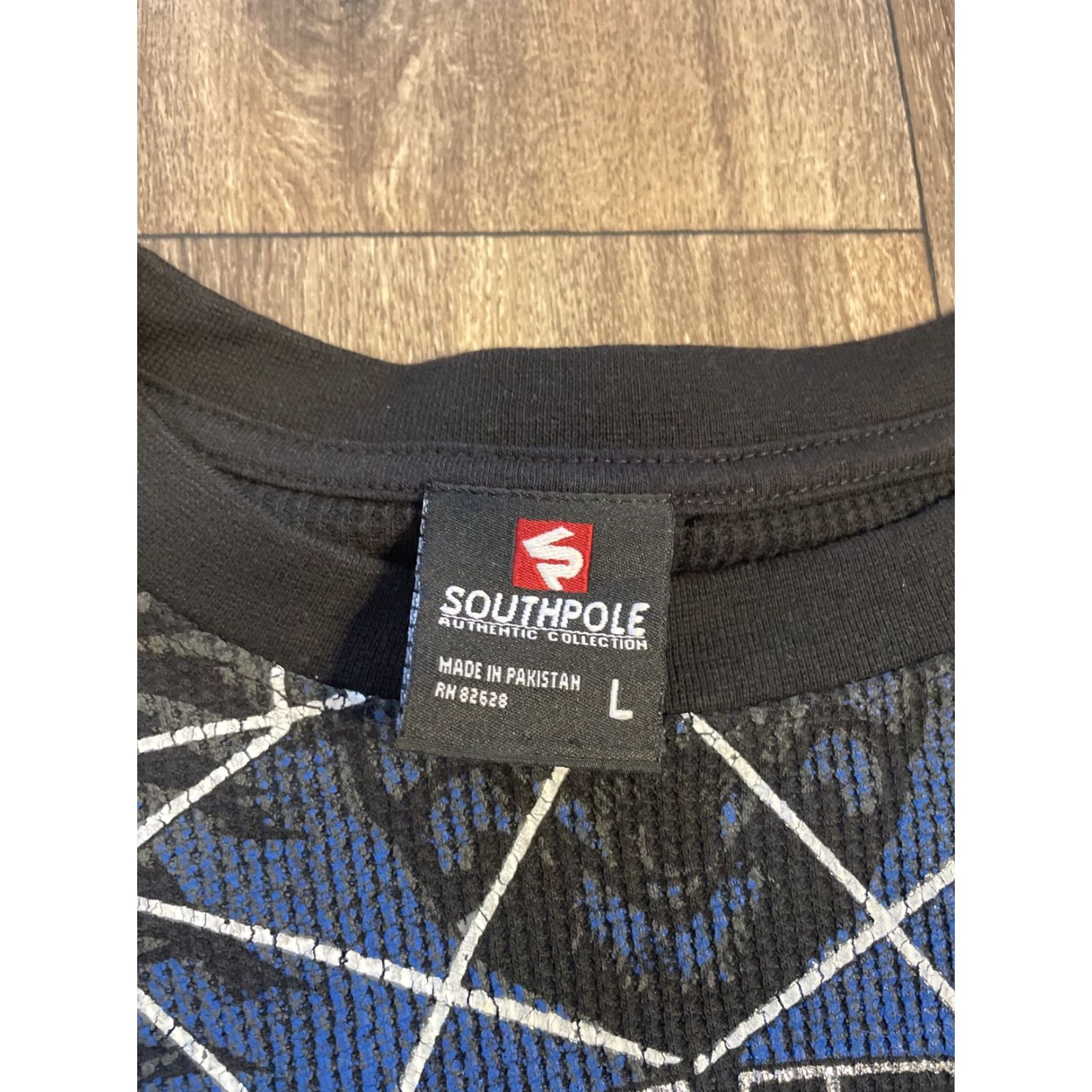Southpole VINTAGE SouthPole T-Shirt Cyber Punk Grunge Emo Skater 2000s Thermal Long Sleeve Black L Mens Size US L / EU 52-54 / 3 - 5 Thumbnail