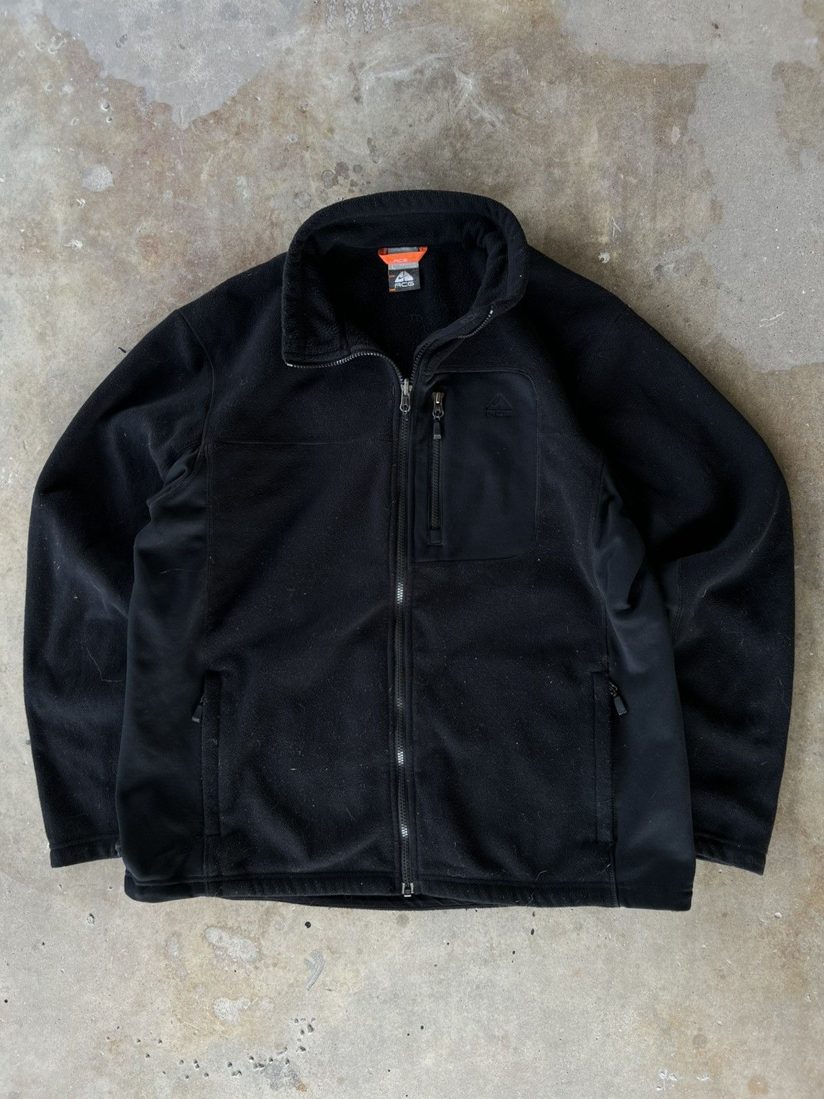Nike Vintage Nike ACG Fleece Essential Zip Up Jacket Size US L / EU 52-54 / 3 - 3 Thumbnail