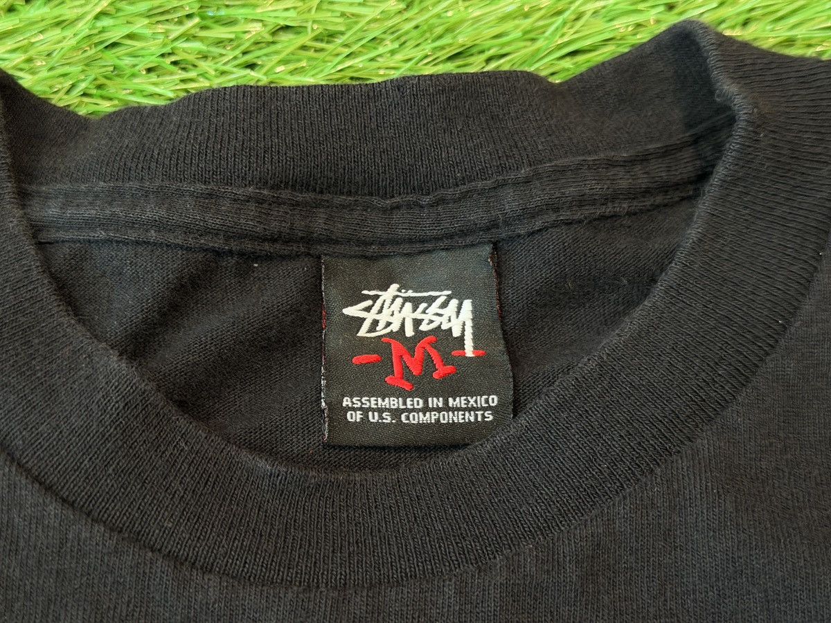Stussy Vintage Stussy Posse Skull Flames Y2K Double Sided Shirt 90s Size US M / EU 48-50 / 2 - 5 Thumbnail