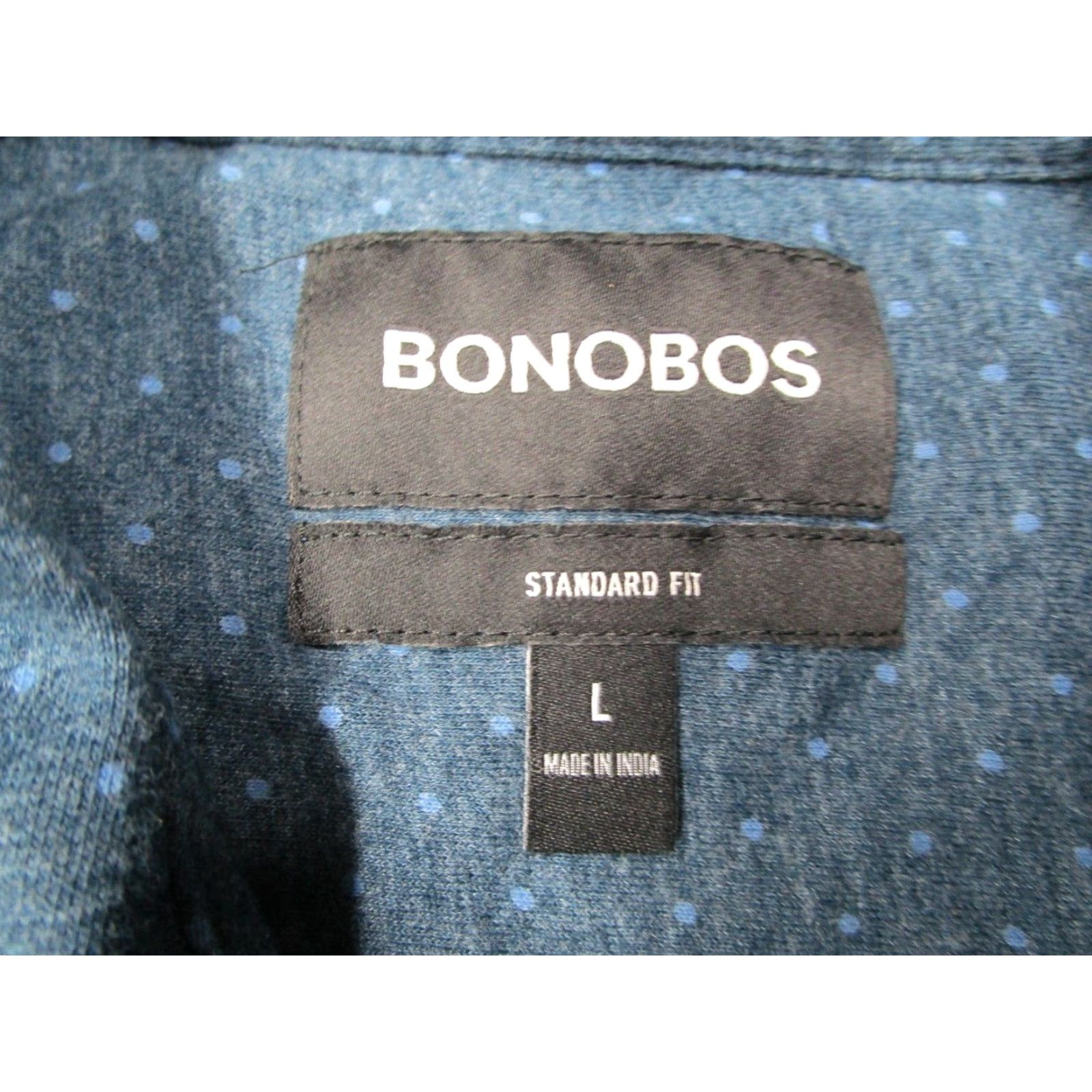 Bonobos Bonobos Shirt Mens Large Blue Button-Up Casual Everyday Size US L / EU 52-54 / 3 - 3 Thumbnail