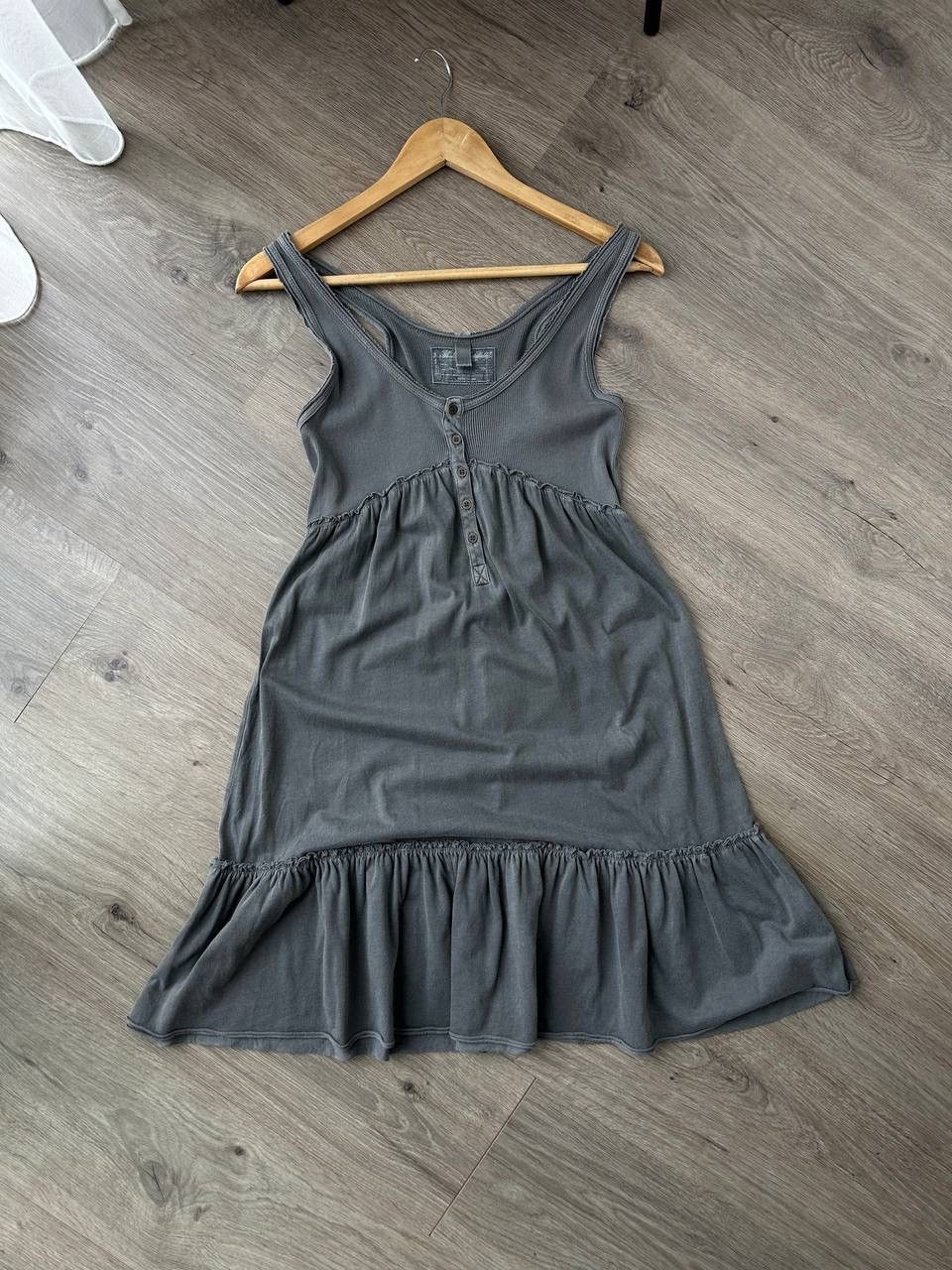 Allsaints × Japanese Brand × Vintage Vintage Japanese Avant Garde Allsaints Gray Womesn Dress Size S / US 4 / IT 40 - 4 Thumbnail