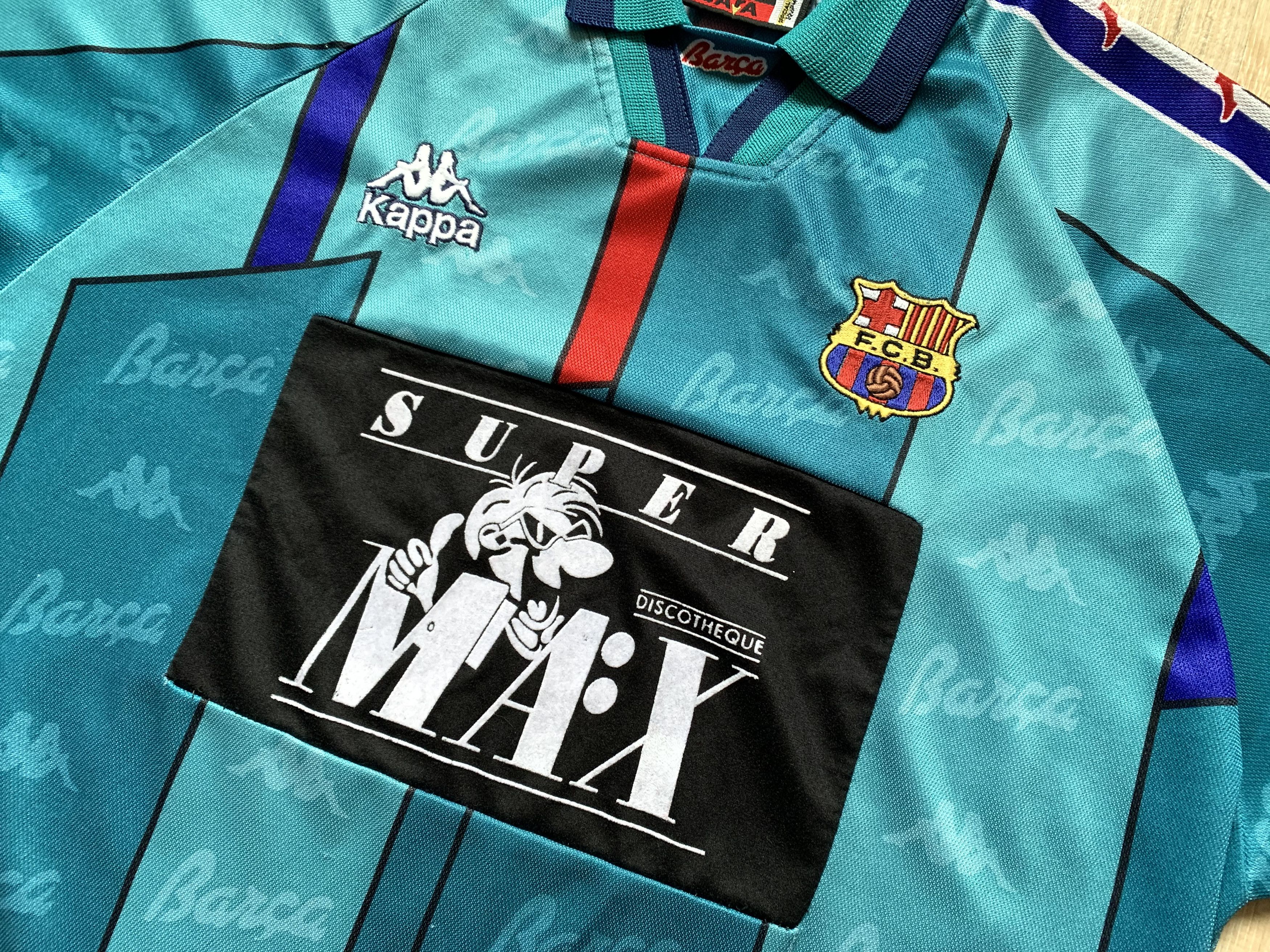 Kappa Rare Kappa Barcelona Away Shirt #7 TSV Dasing Size US L / EU 52-54 / 3 - 3 Thumbnail