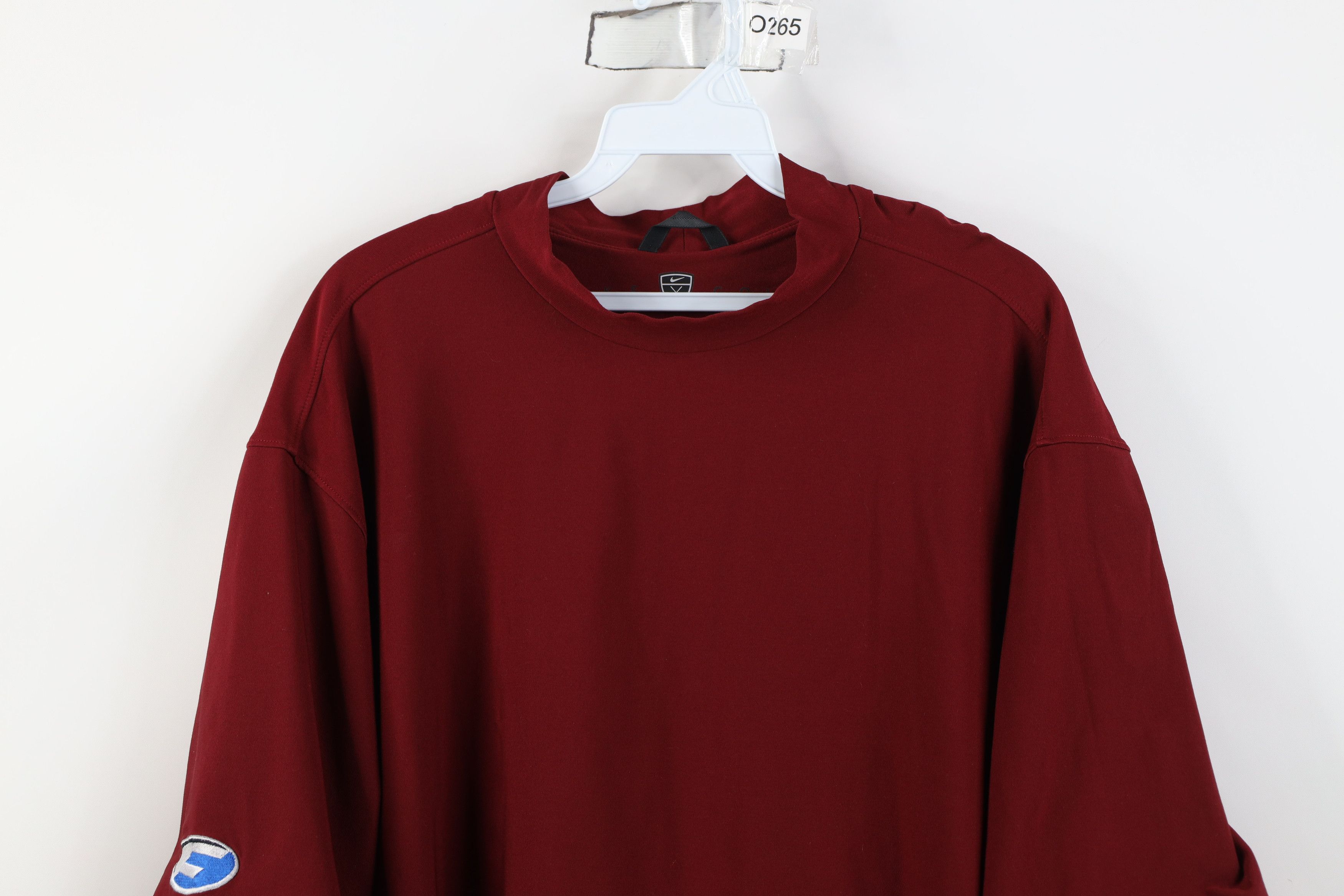 Nike Vintage Nike Golf Mini Swoosh Mock Neck Short Sleeve T-Shirt Size US XXL / EU 58 / 5 - 2 Thumbnail