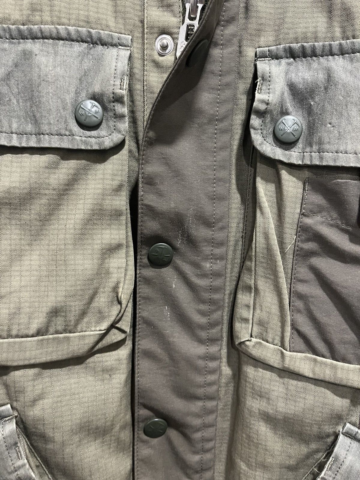 White Mountaineering White Mountaineering Cloth Military Jacket Olive Green Size US L / EU 52-54 / 3 - 11 Thumbnail