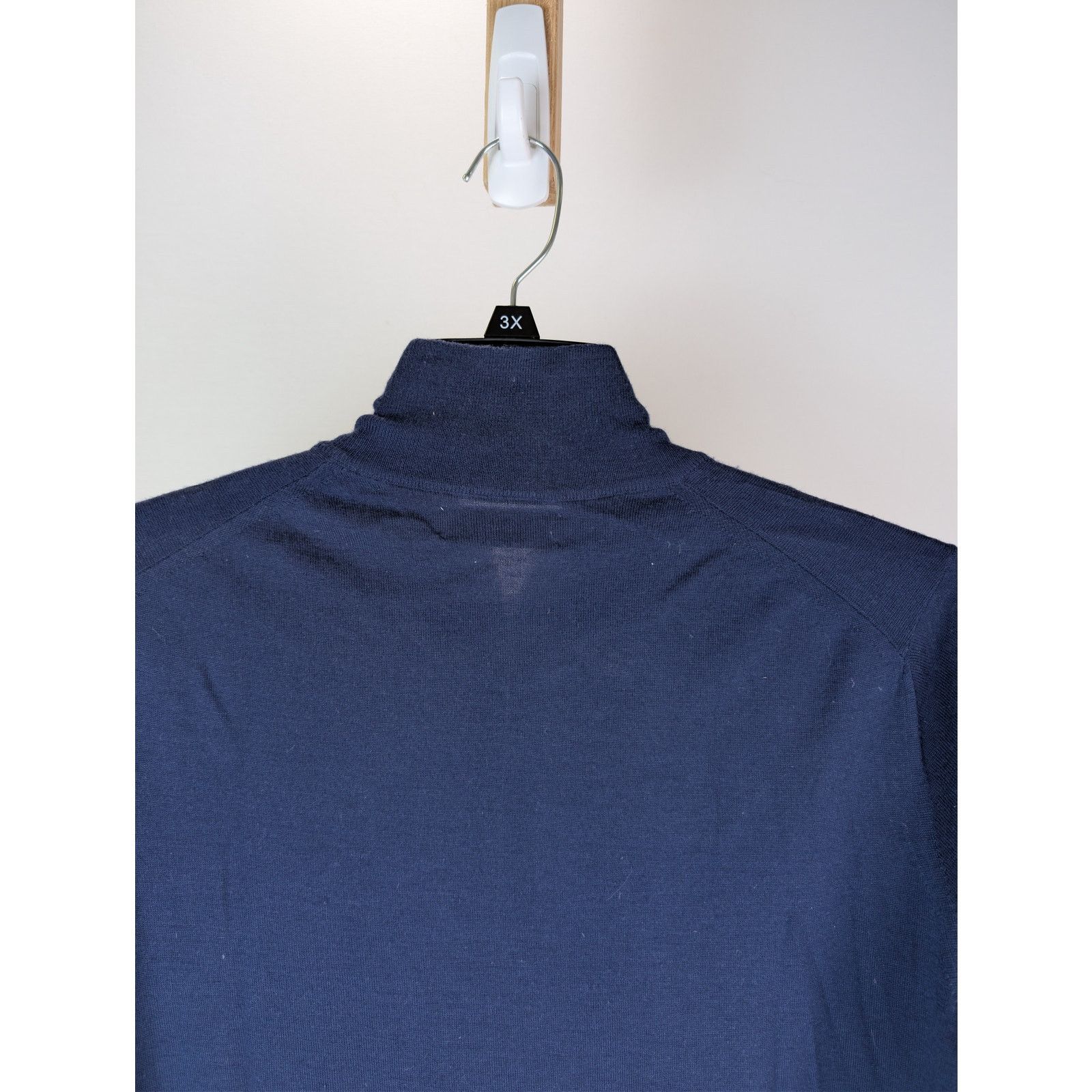 Brunello Cucinelli o1rshd1 CC20 Full Zip Cardigan Sweater Sweatshirt Navy Blue Size US M / EU 48-50 / 2 - 15 Thumbnail
